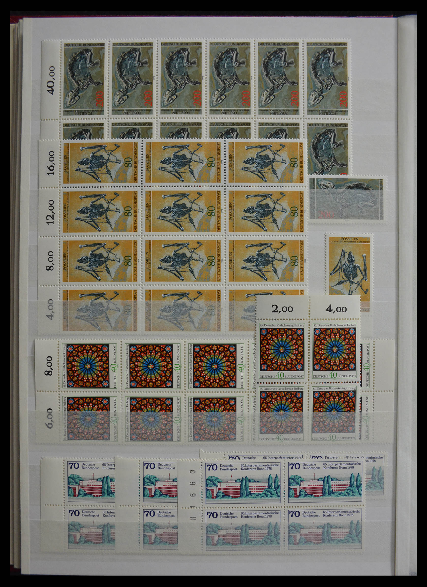 28379 074 - 28379 Bundespost 1958-2000 postfrisse stock.