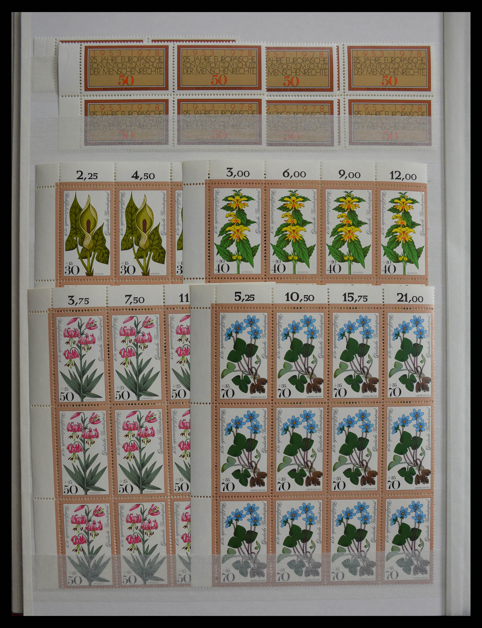 28379 076 - 28379 Bundespost 1958-2000 postfrisse stock.