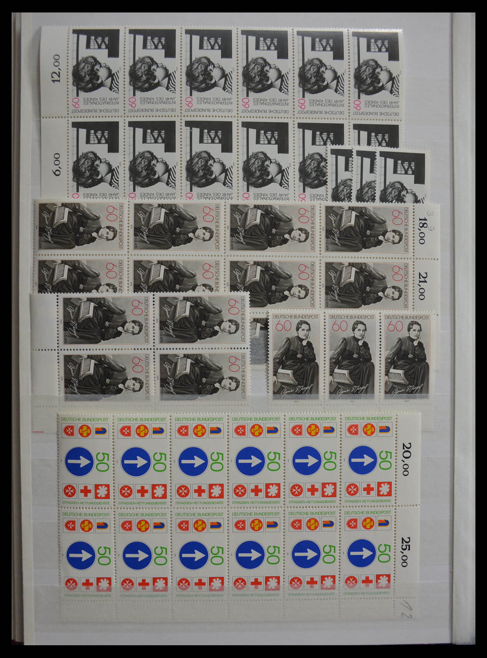 28379 078 - 28379 Bundespost 1958-2000 postfrisse stock.