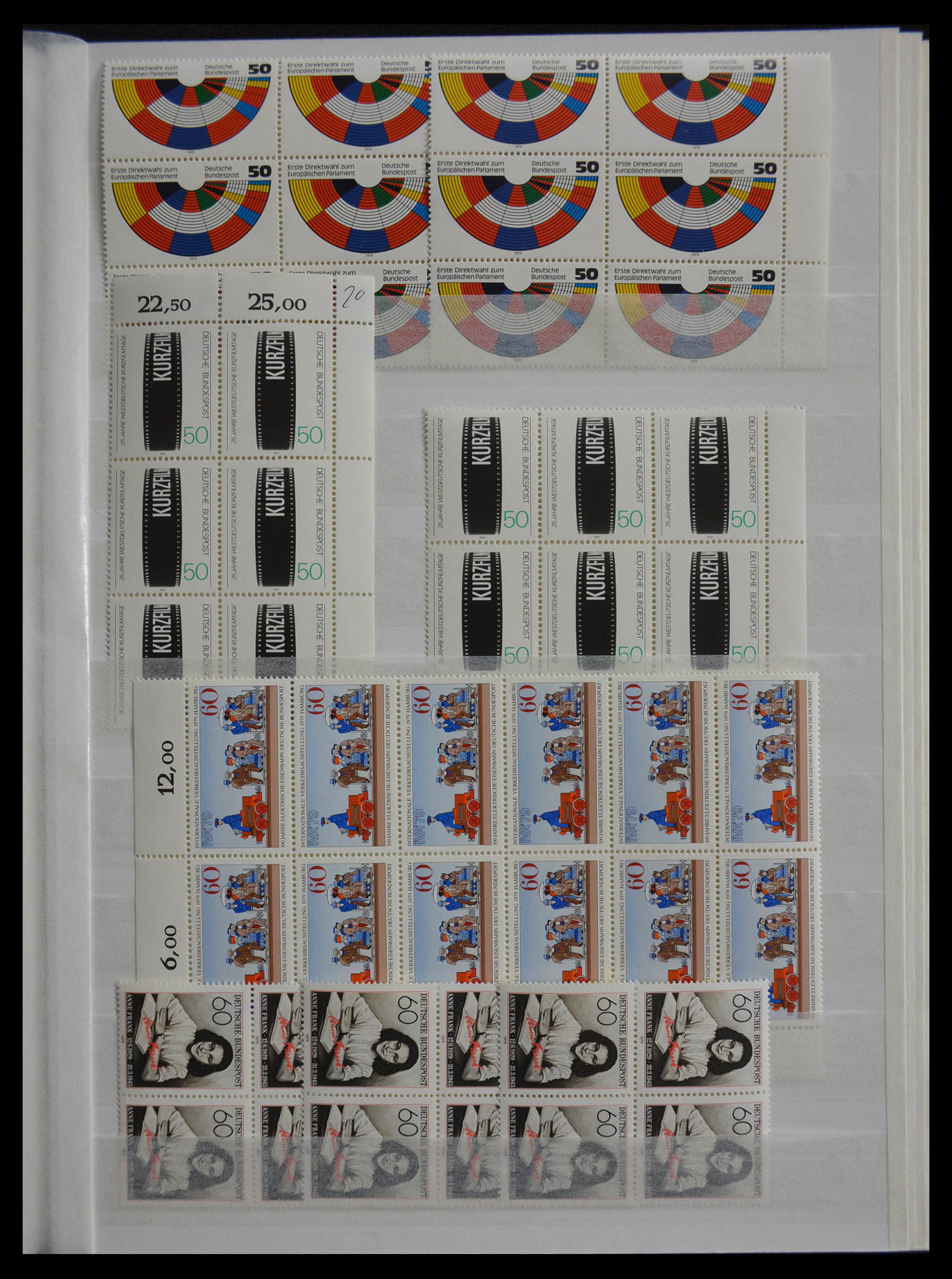 28379 079 - 28379 Bundespost 1958-2000 postfrisse stock.