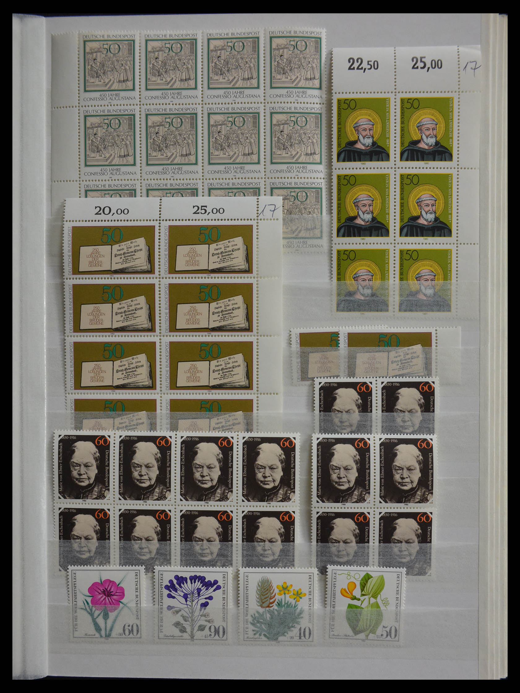28379 089 - 28379 Bundespost 1958-2000 postfrisse stock.