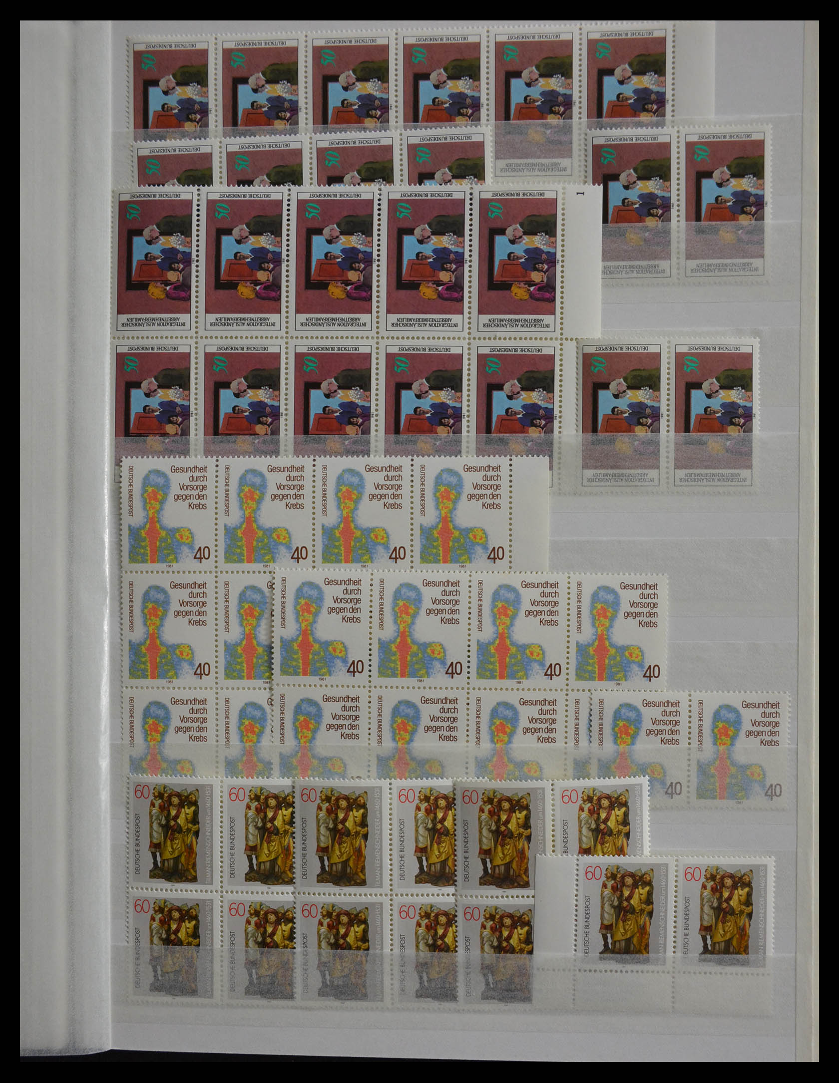 28379 097 - 28379 Bundespost 1958-2000 postfrisse stock.