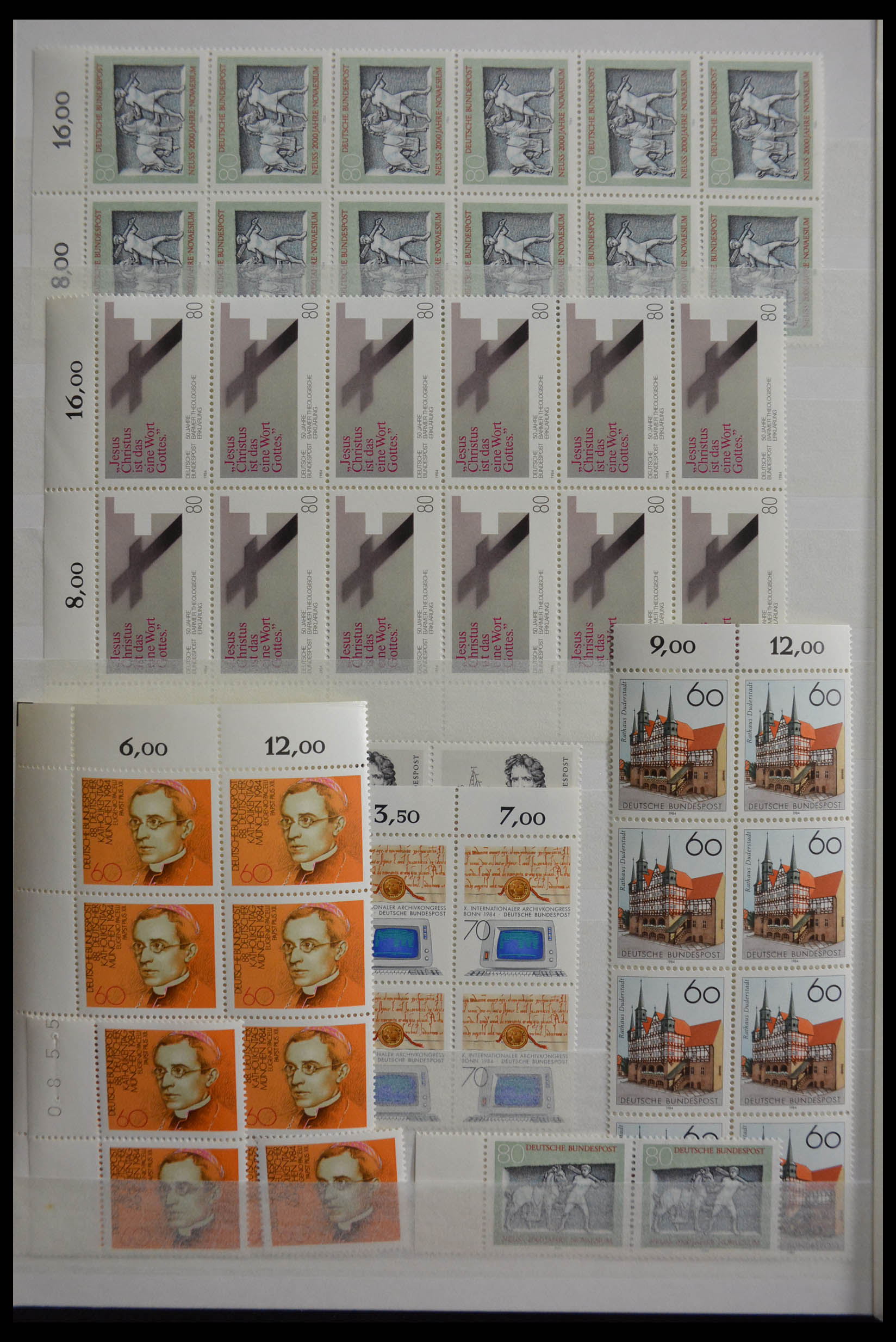 28379 126 - 28379 Bundespost 1958-2000 postfrisse stock.