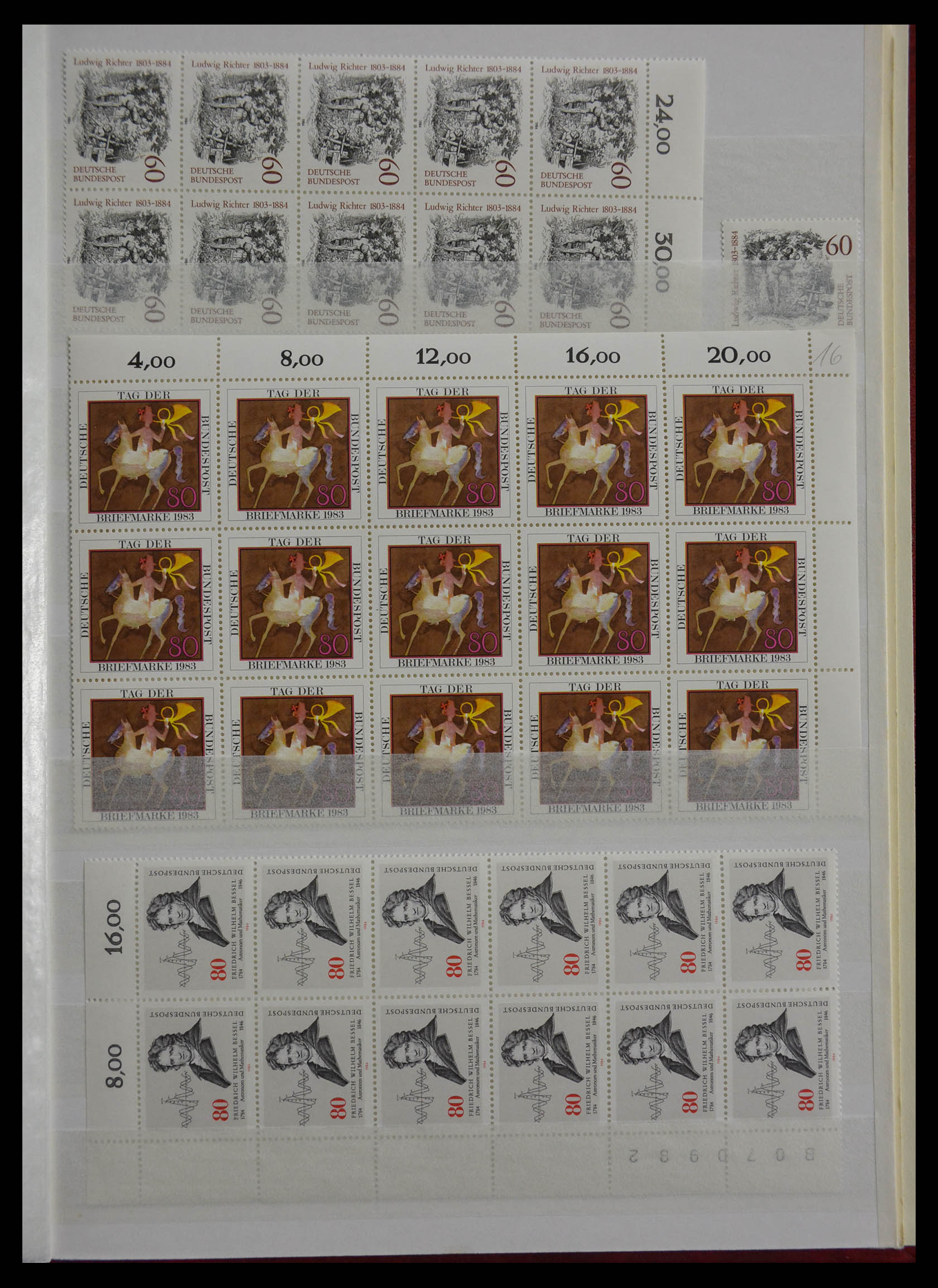 28379 127 - 28379 Bundespost 1958-2000 postfrisse stock.