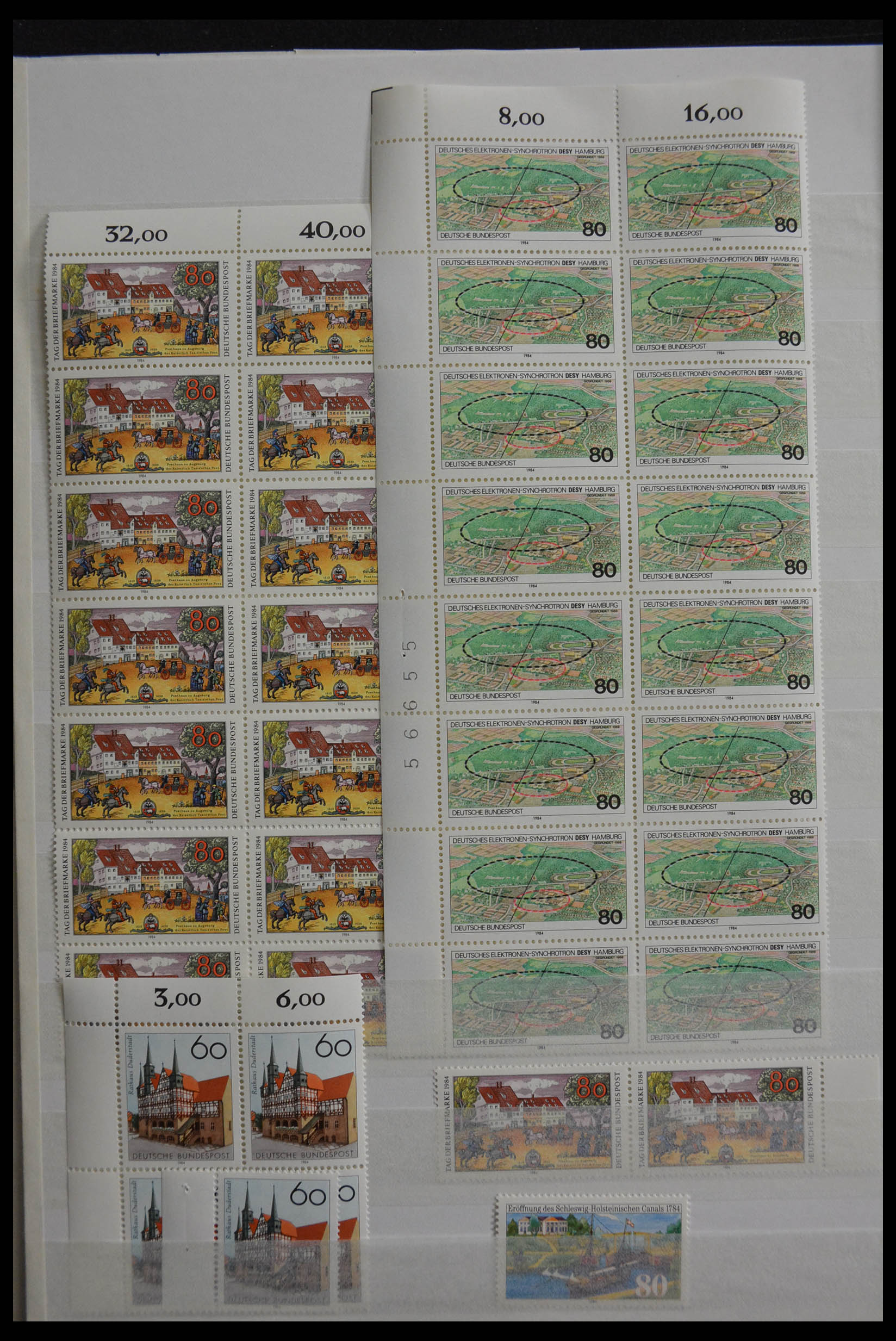 28379 128 - 28379 Bundespost 1958-2000 postfrisse stock.
