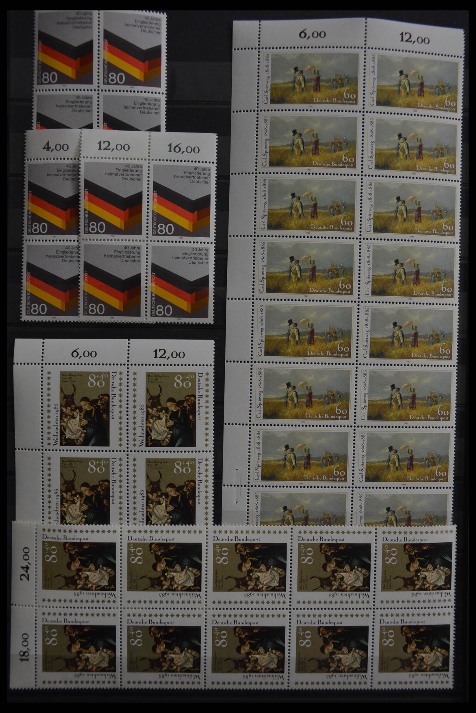 28379 140 - 28379 Bundespost 1958-2000 postfrisse stock.