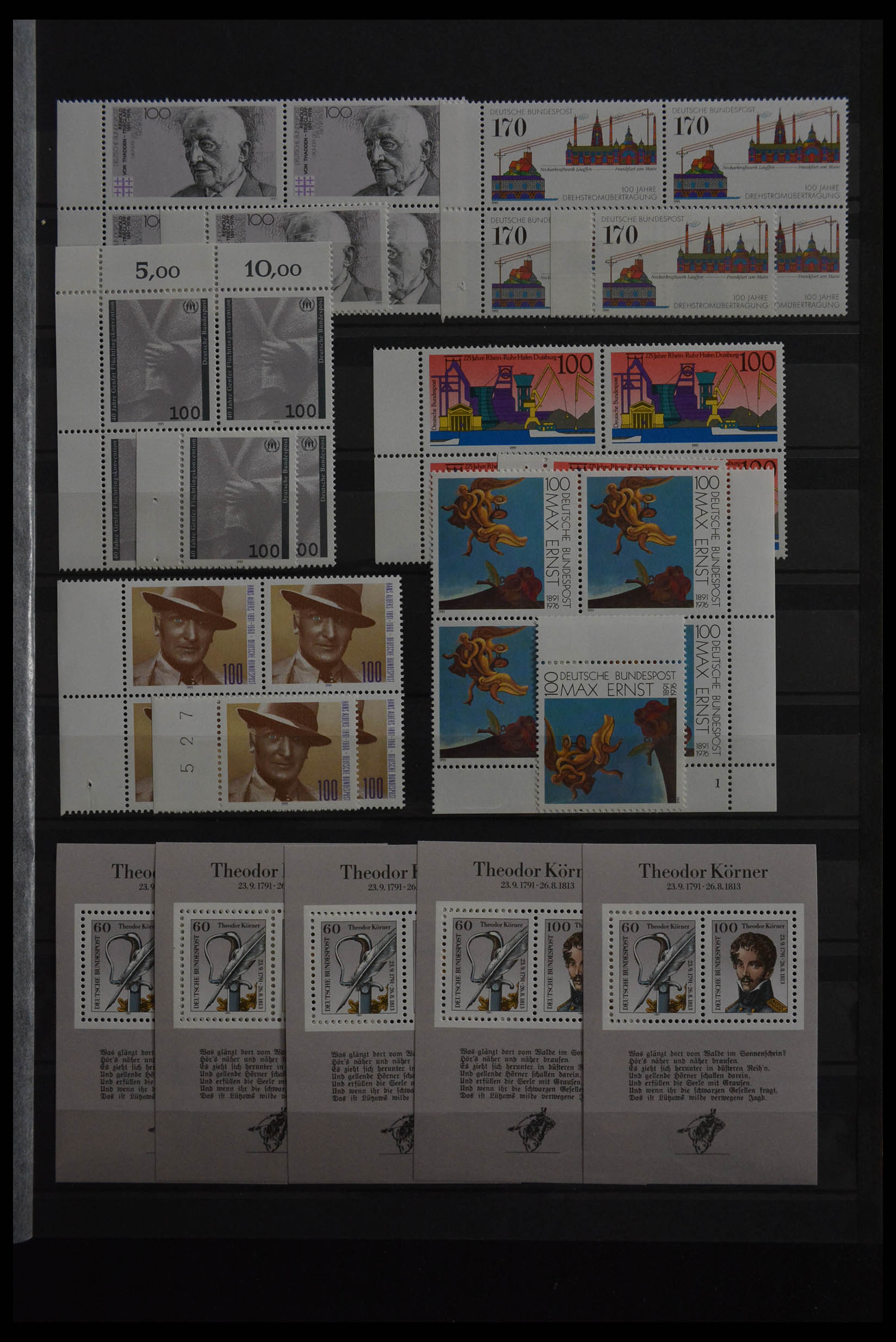 28379 204 - 28379 Bundespost 1958-2000 postfrisse stock.
