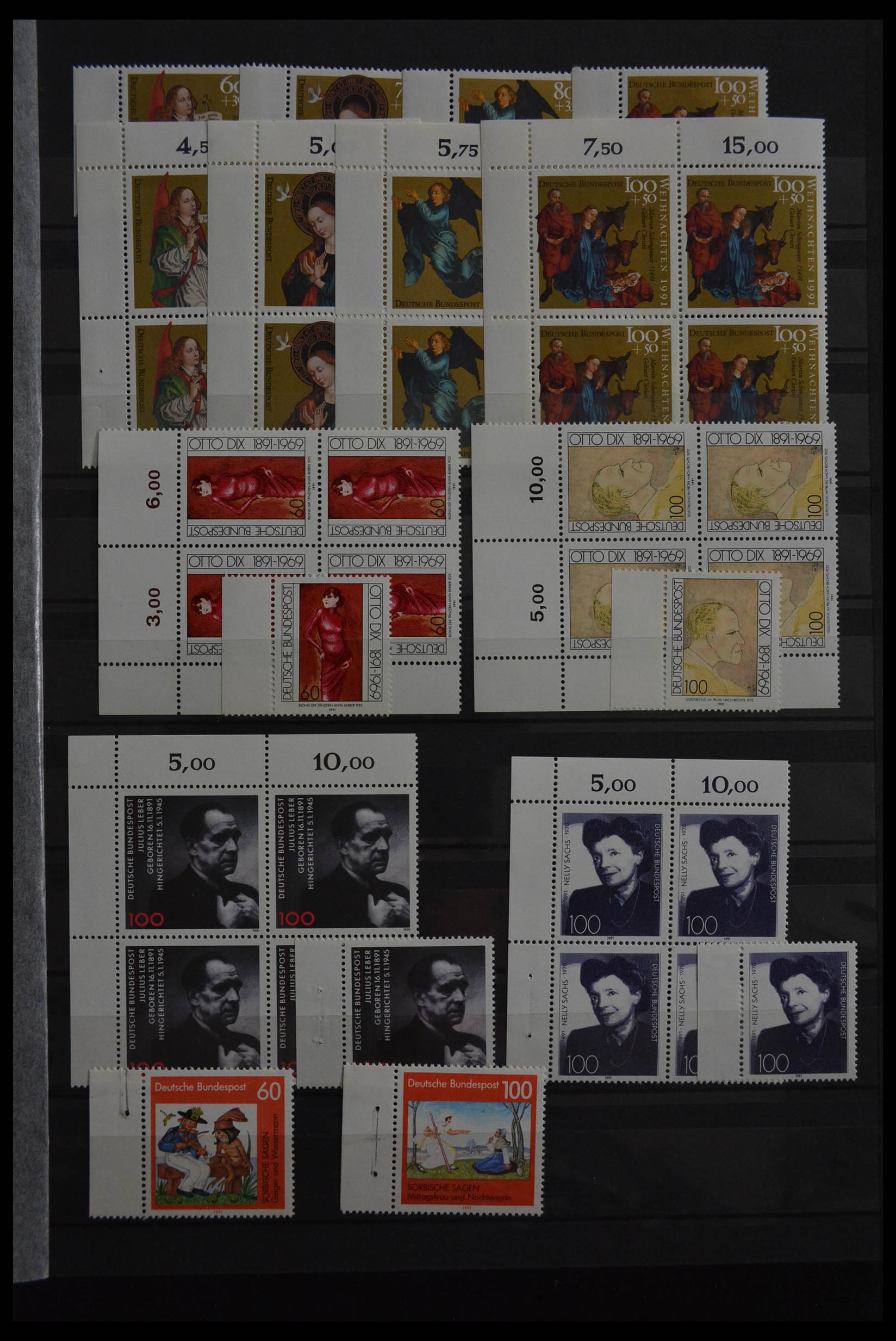 28379 206 - 28379 Bundespost 1958-2000 postfrisse stock.