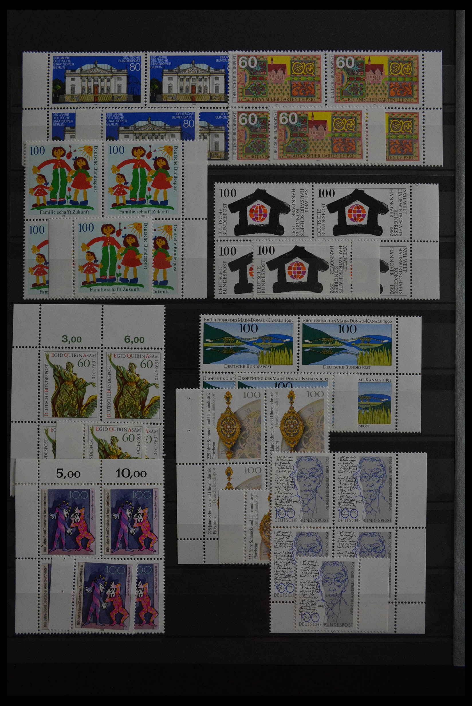 28379 211 - 28379 Bundespost 1958-2000 postfrisse stock.