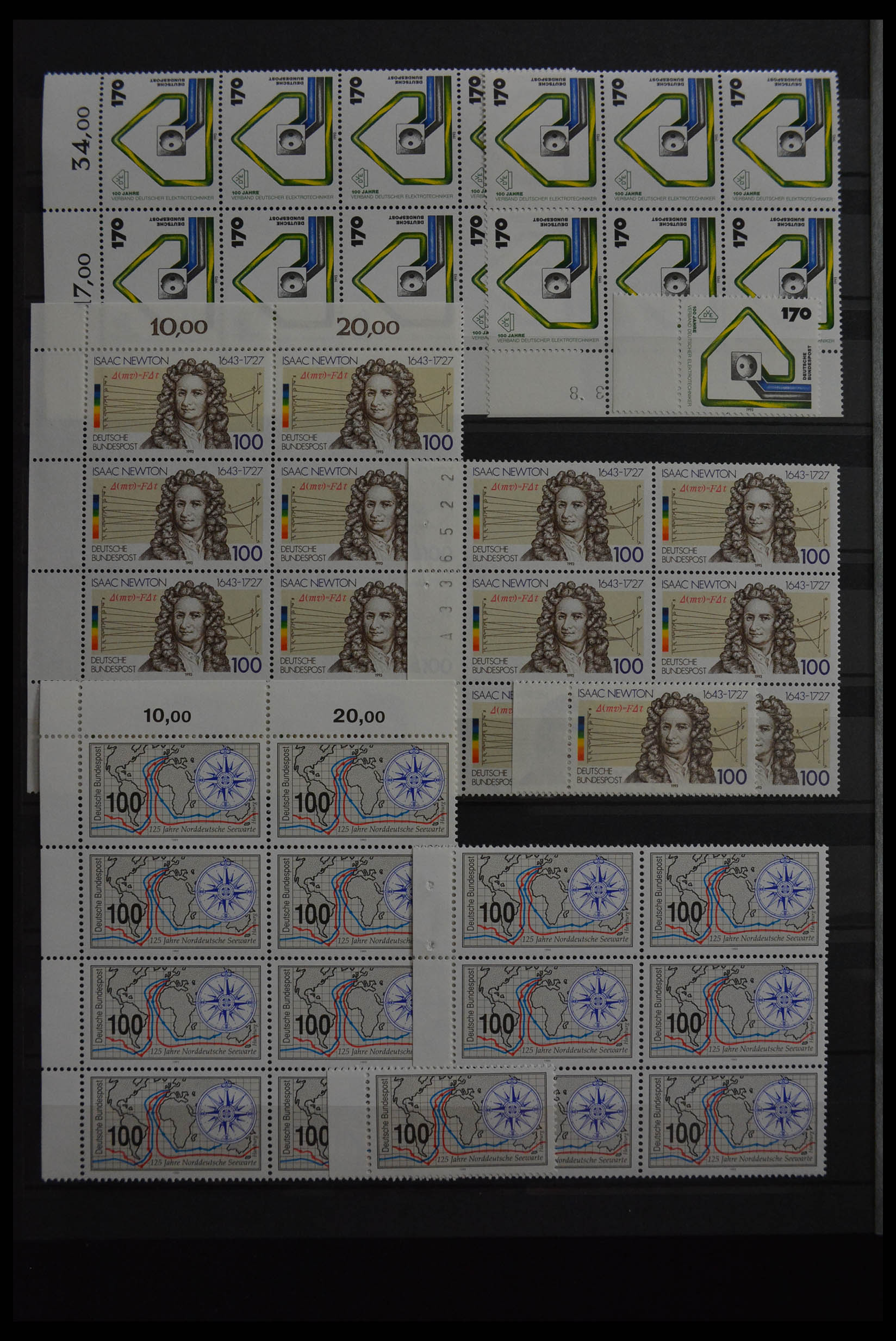 28379 215 - 28379 Bundespost 1958-2000 postfrisse stock.