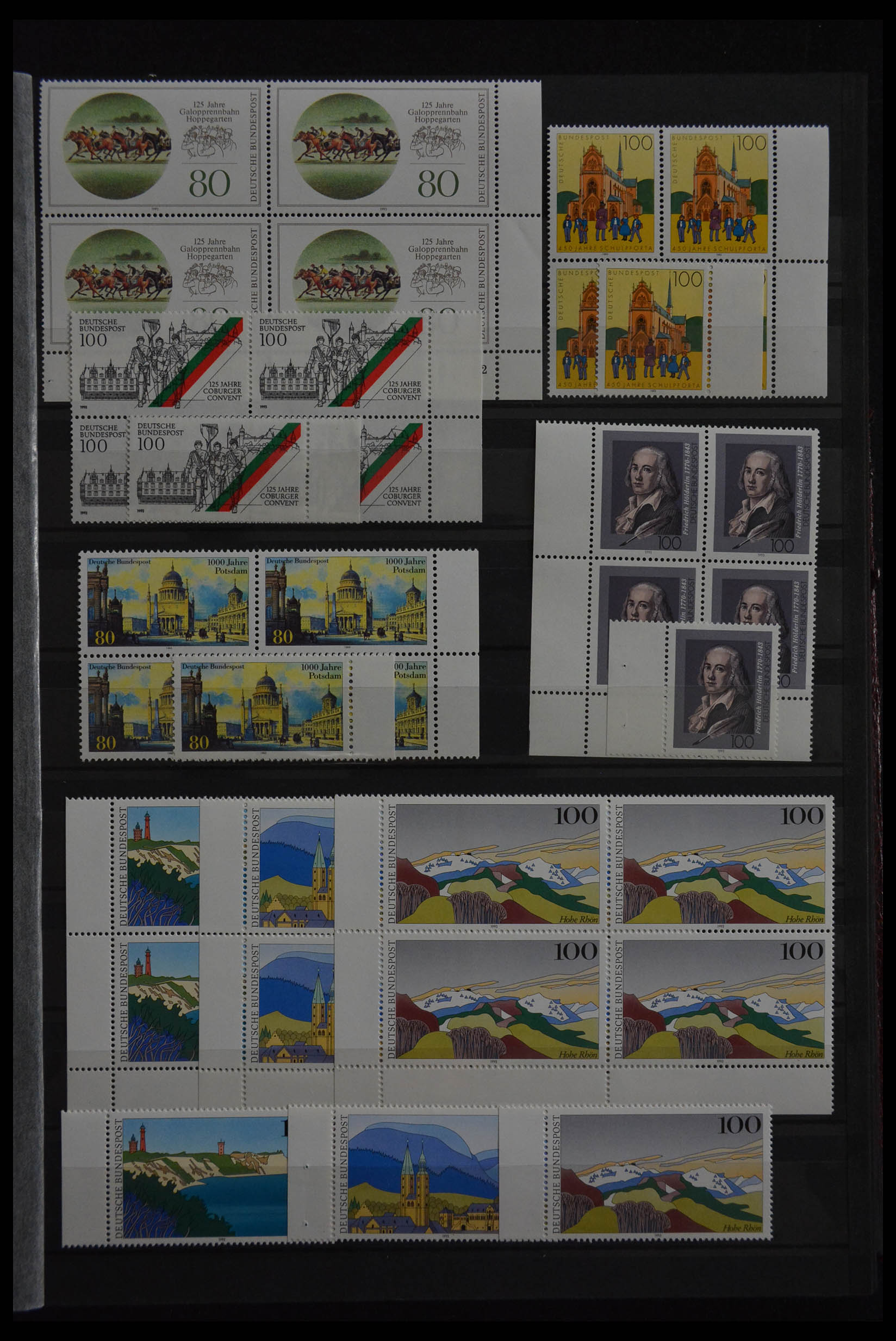 28379 218 - 28379 Bundespost 1958-2000 postfrisse stock.