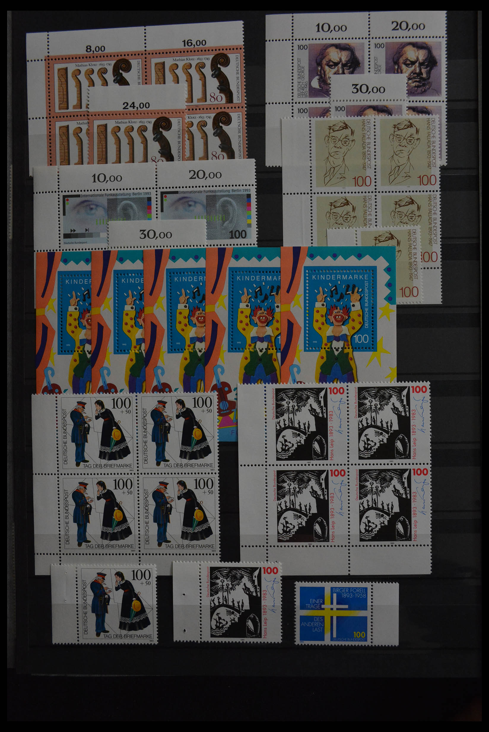 28379 219 - 28379 Bundespost 1958-2000 postfrisse stock.