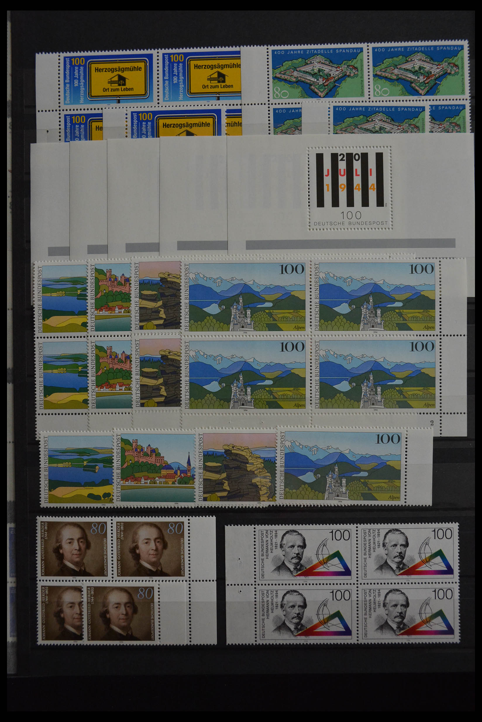28379 225 - 28379 Bundespost 1958-2000 postfrisse stock.