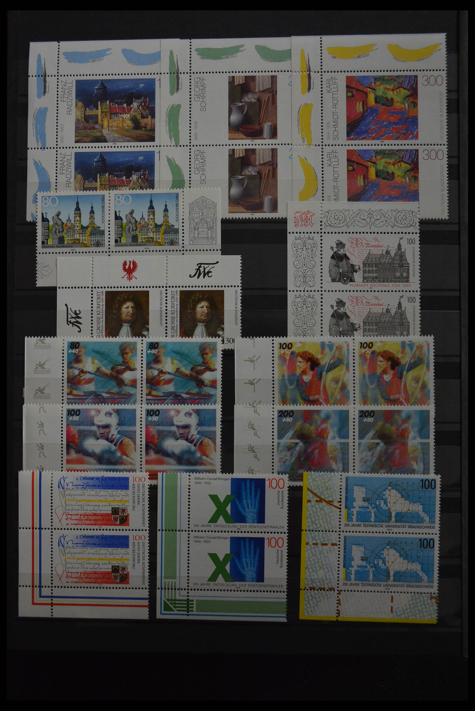 28379 229 - 28379 Bundespost 1958-2000 MNH stock.