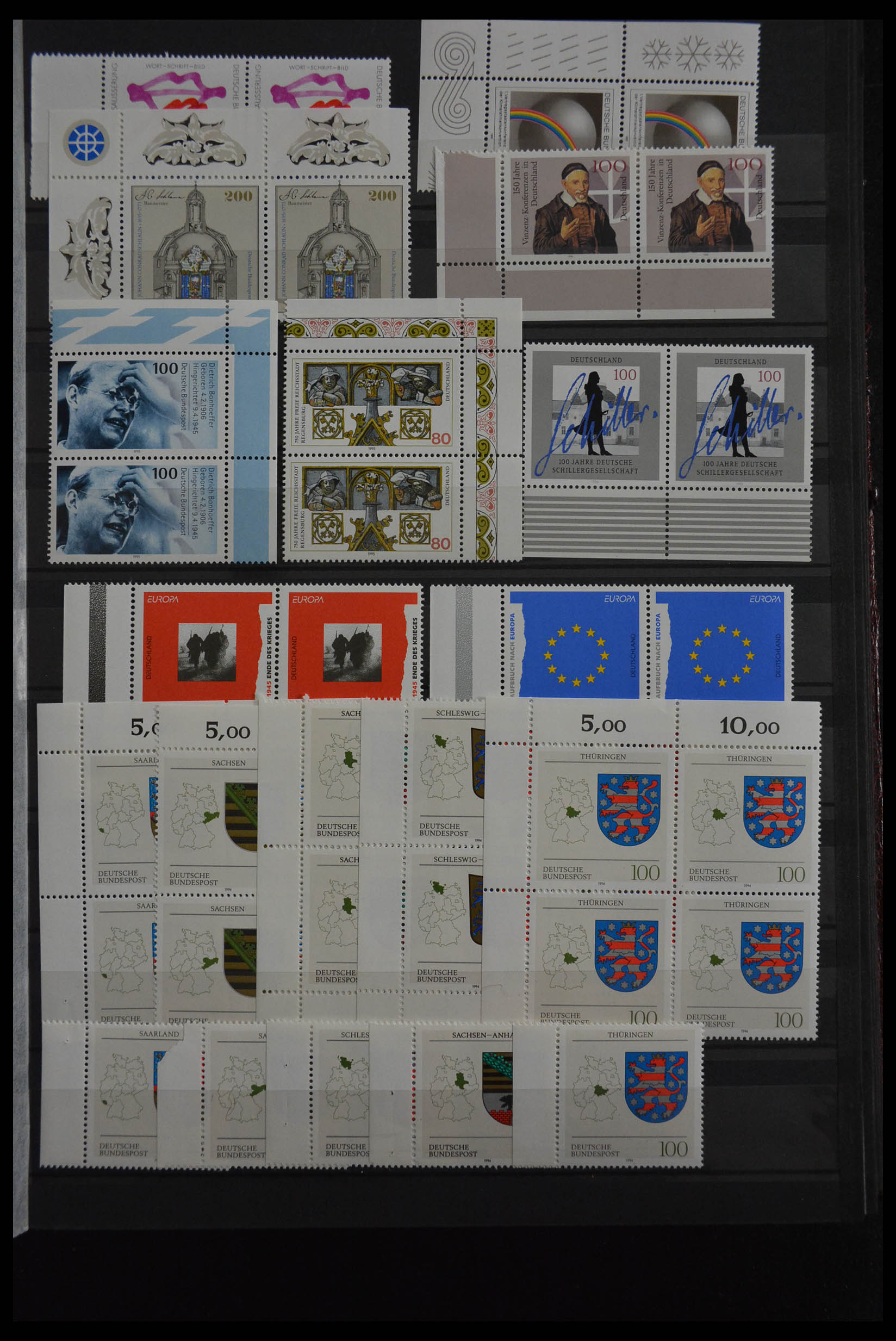 28379 230 - 28379 Bundespost 1958-2000 postfrisse stock.