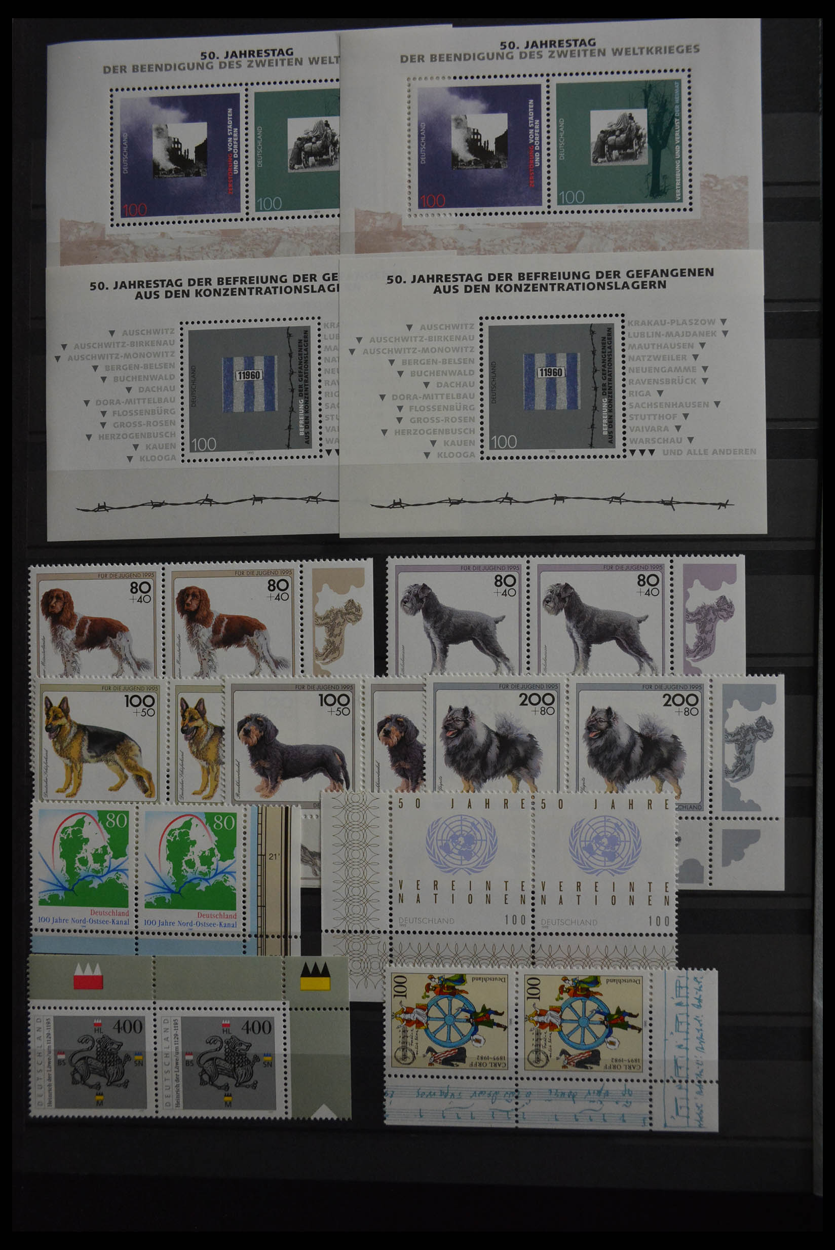 28379 231 - 28379 Bundespost 1958-2000 MNH stock.