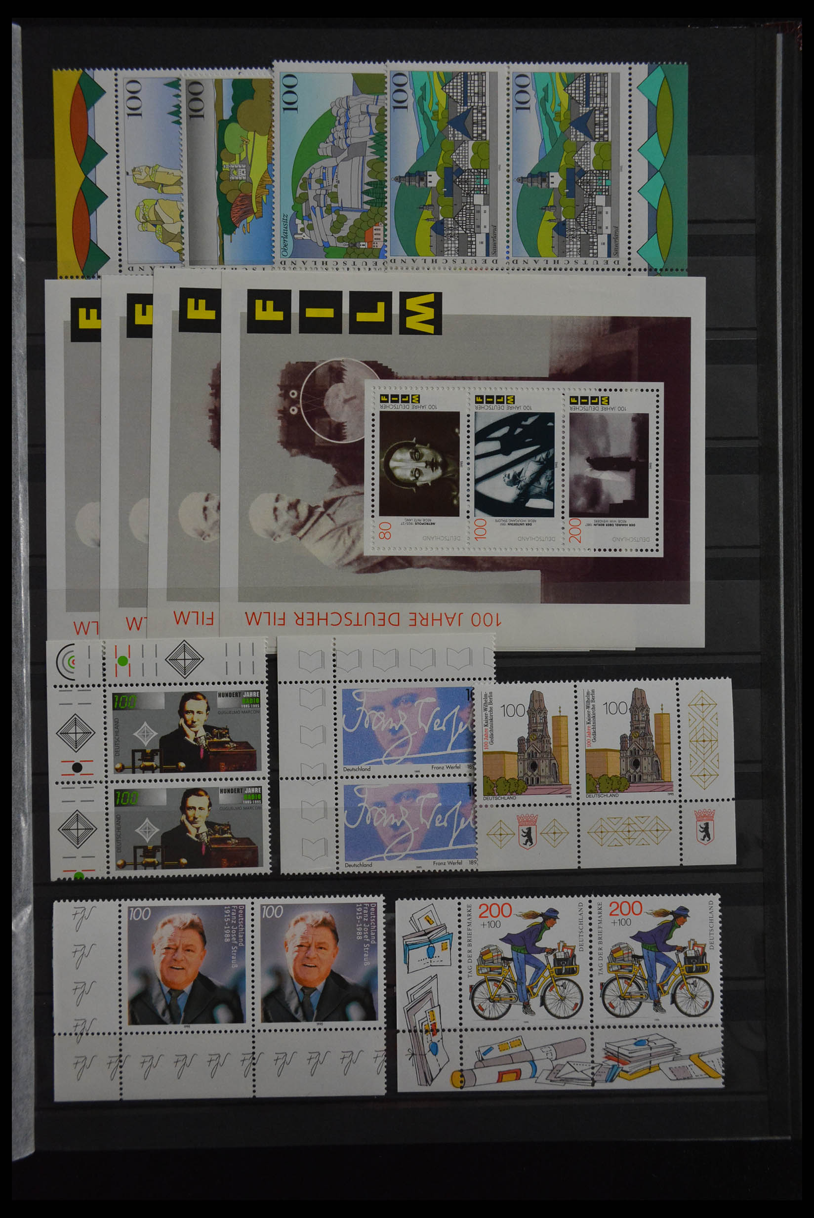 28379 232 - 28379 Bundespost 1958-2000 postfrisse stock.
