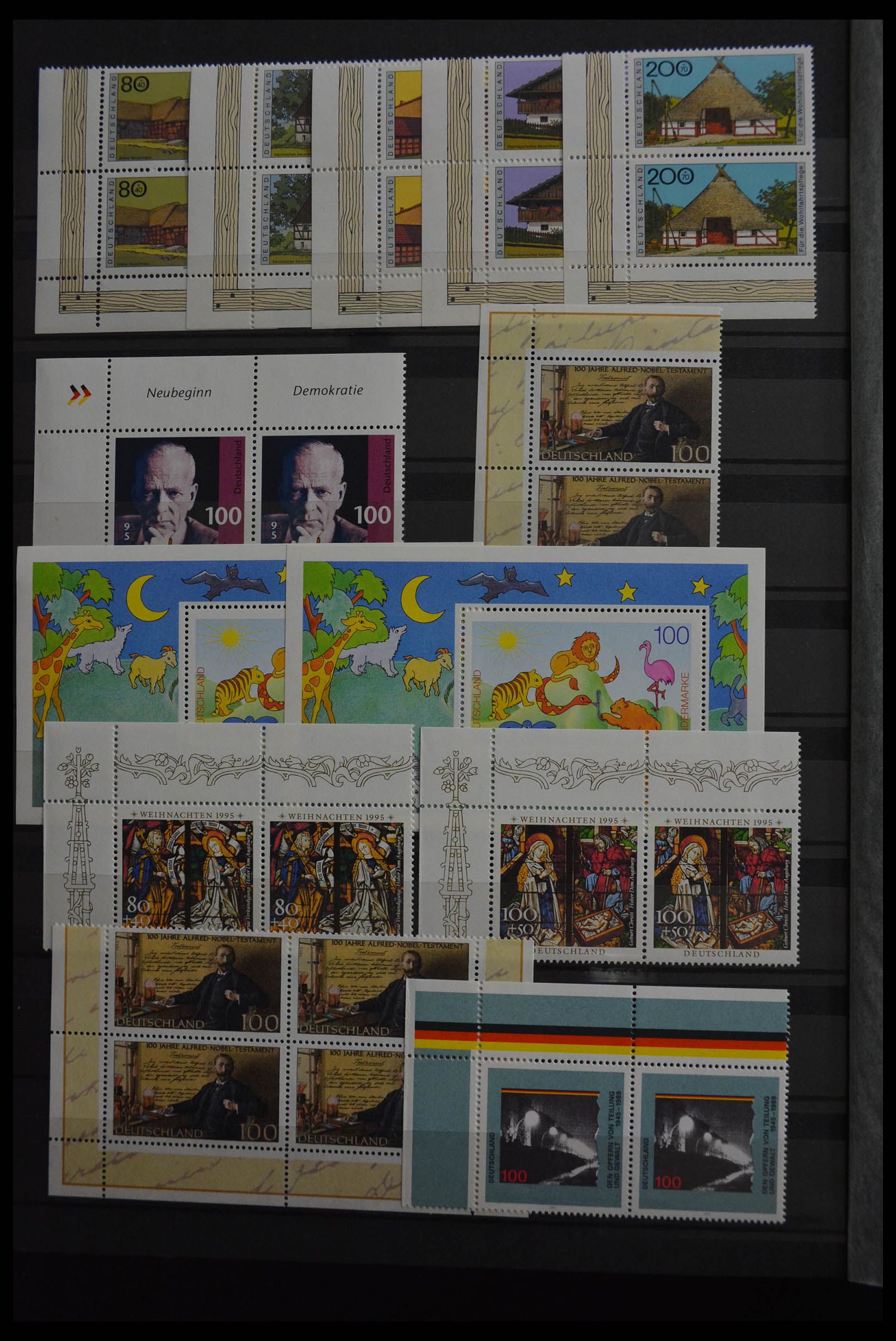 28379 233 - 28379 Bundespost 1958-2000 postfrisse stock.