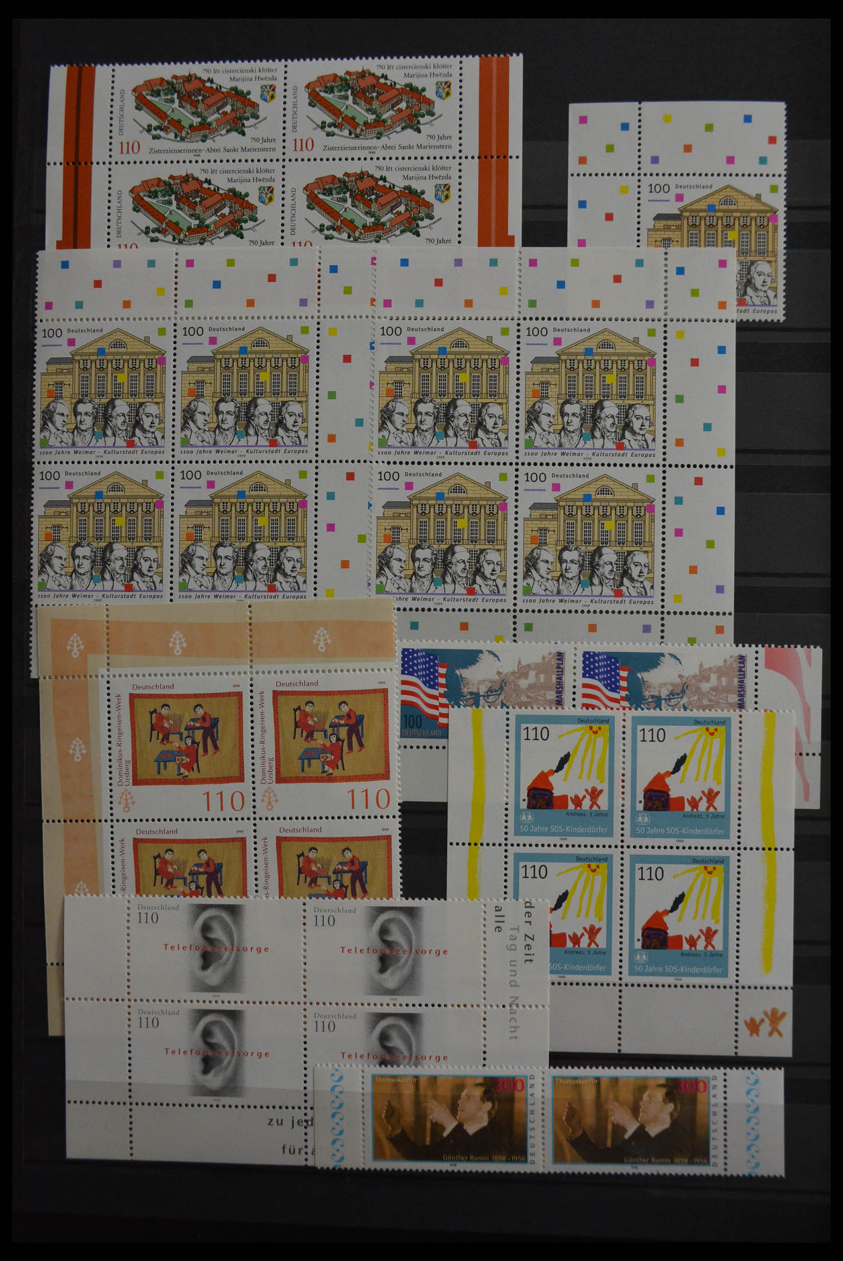 28379 249 - 28379 Bundespost 1958-2000 MNH stock.