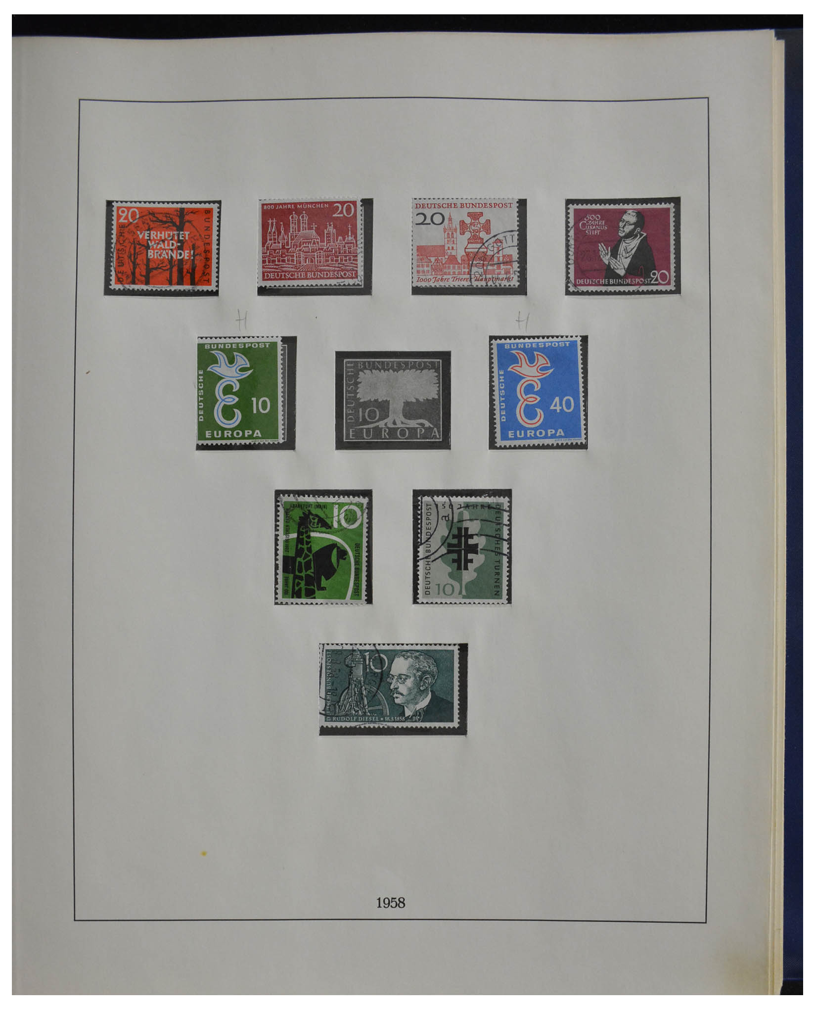 28387 014 - 28387 Bundespost 1949-1974.
