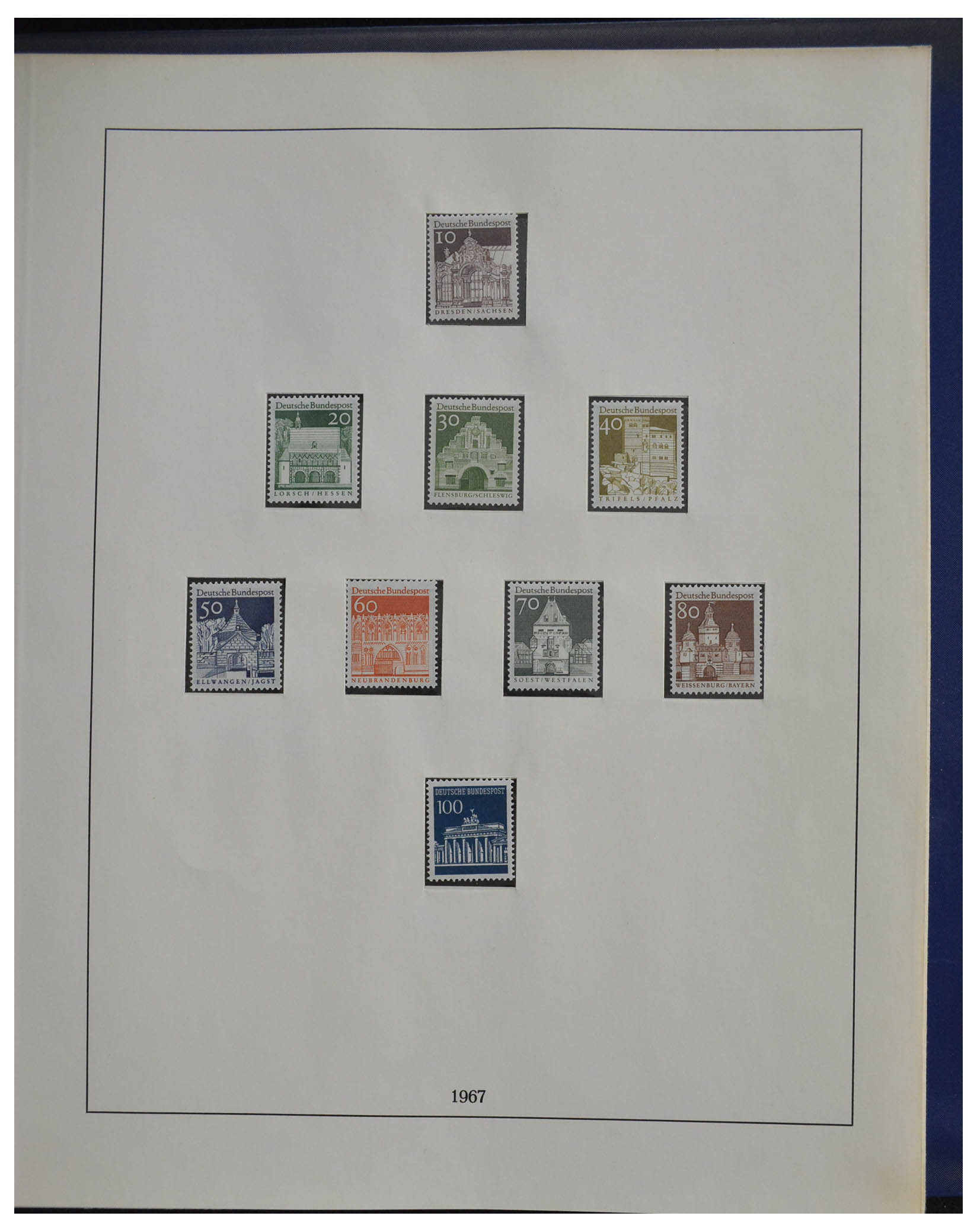 28387 036 - 28387 Bundespost 1949-1974.