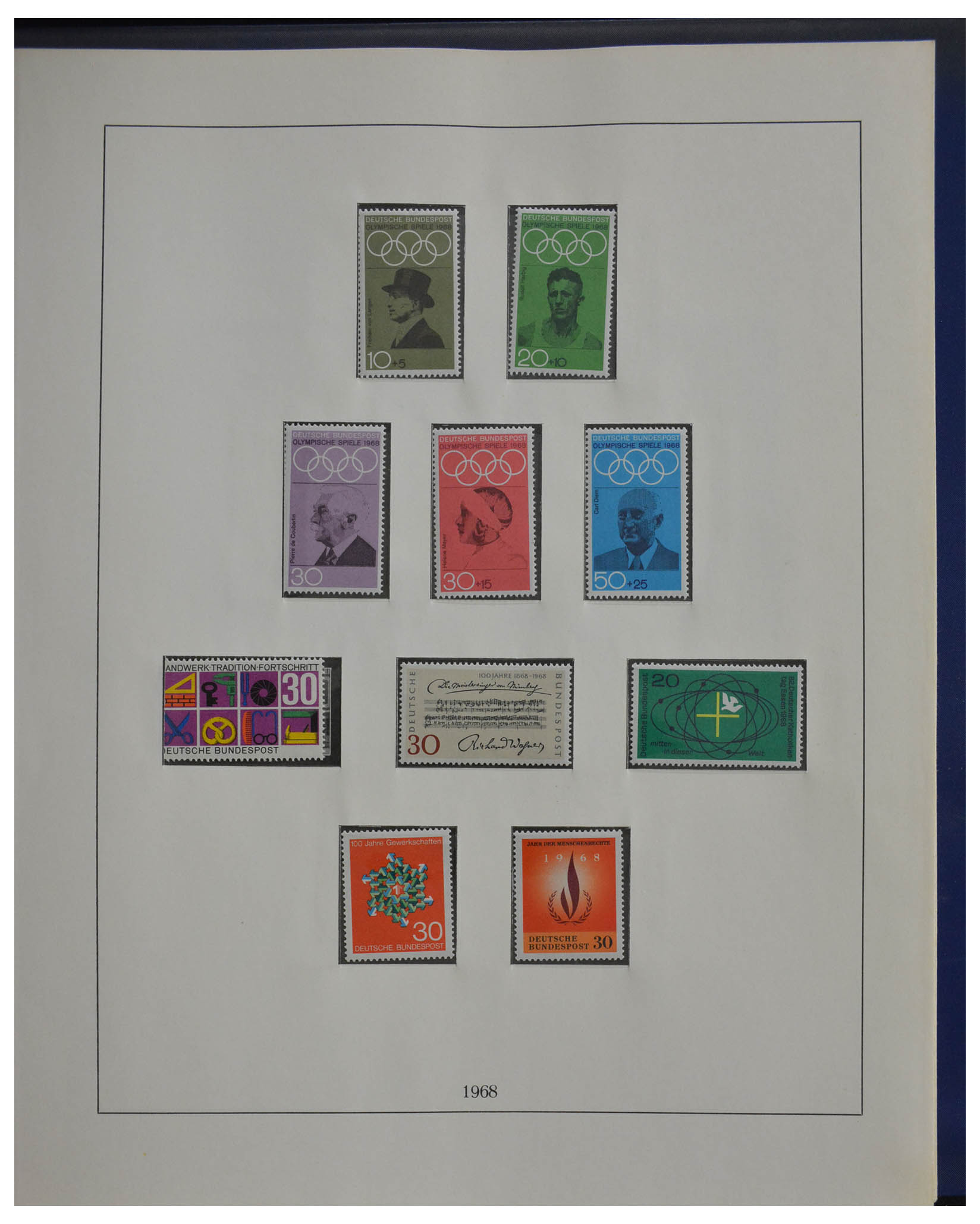 28387 041 - 28387 Bundespost 1949-1974.