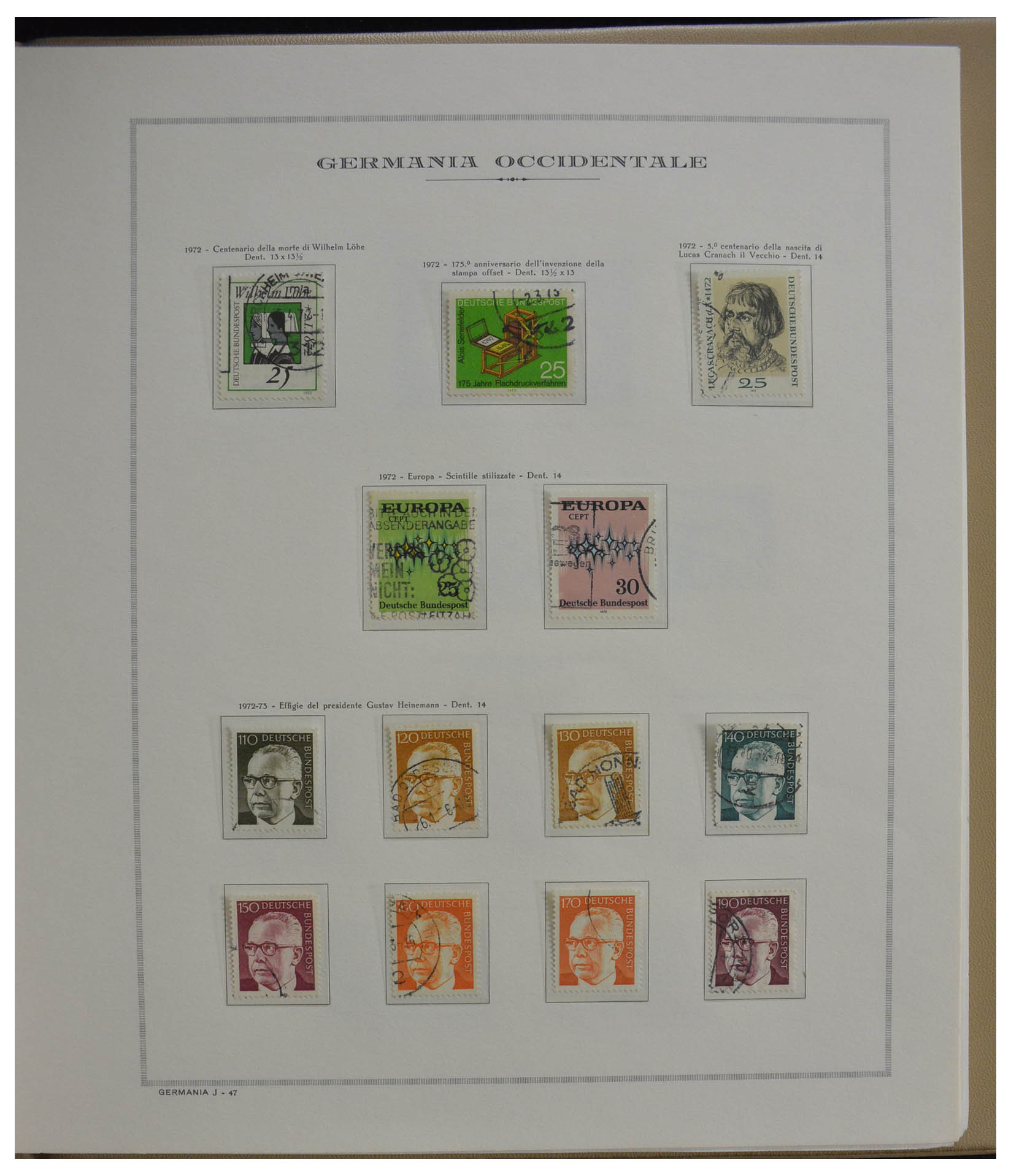 28389 047 - 28389 Bundespost 1949-1983.