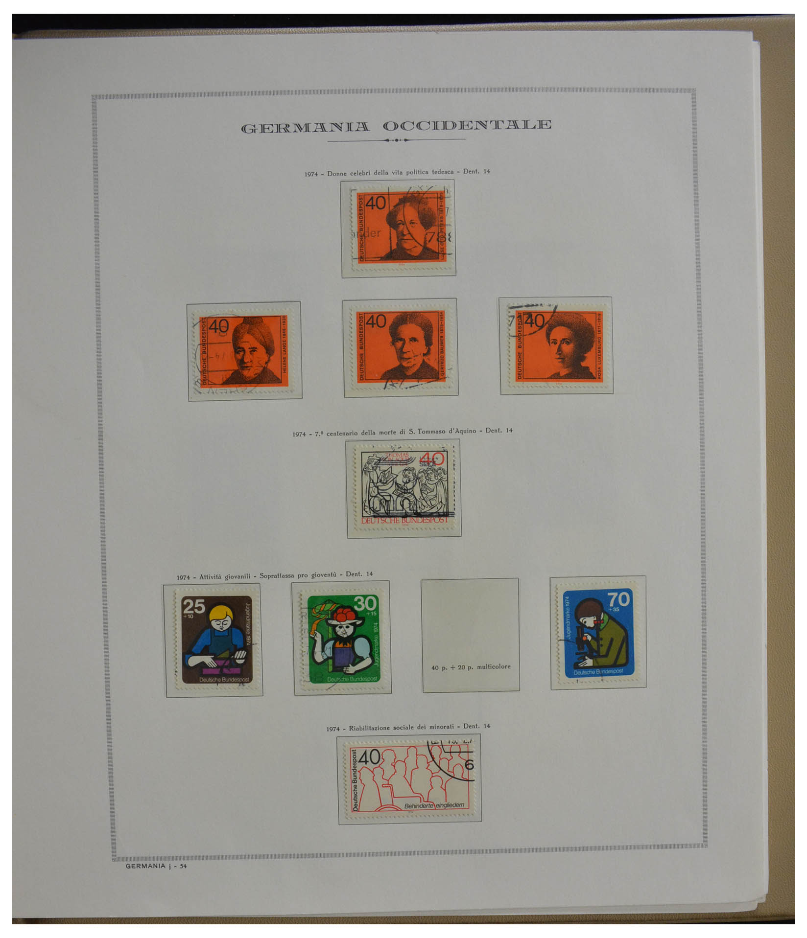 28389 054 - 28389 Bundespost 1949-1983.