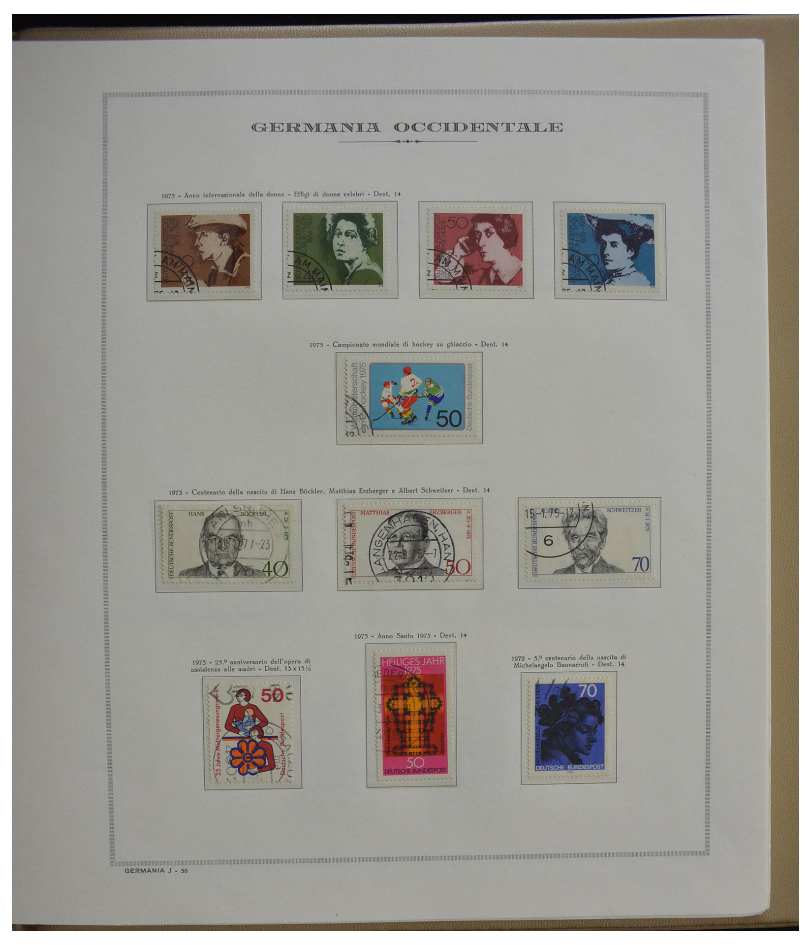28389 058 - 28389 Bundespost 1949-1983.
