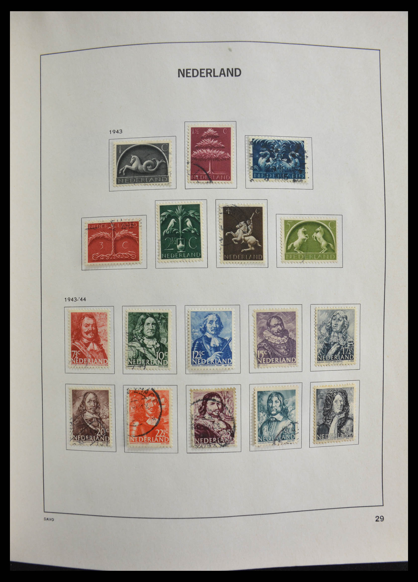 28404 029 - 28404 Netherlands 1852-1991.