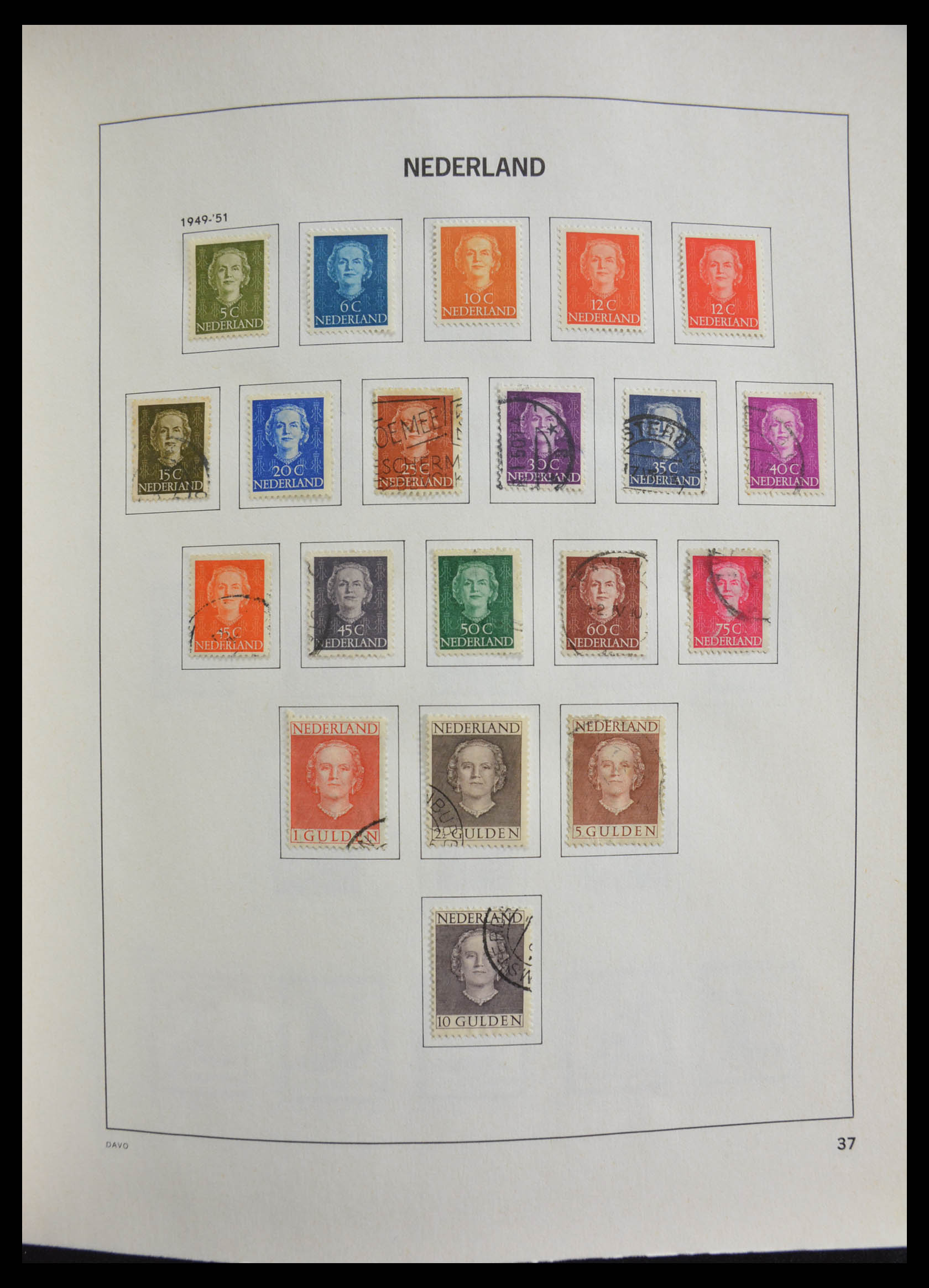 28404 037 - 28404 Netherlands 1852-1991.