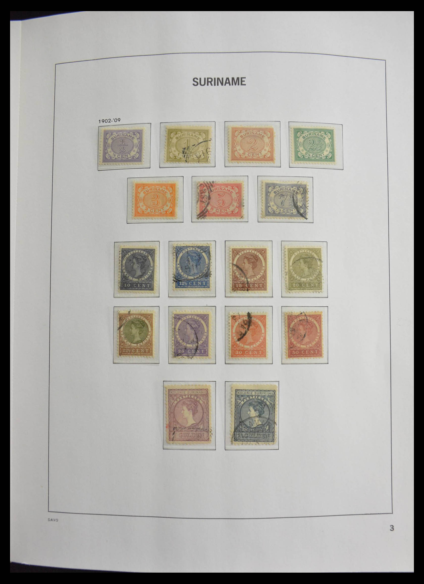 28410 003 - 28410 Surinam 1873-1975.