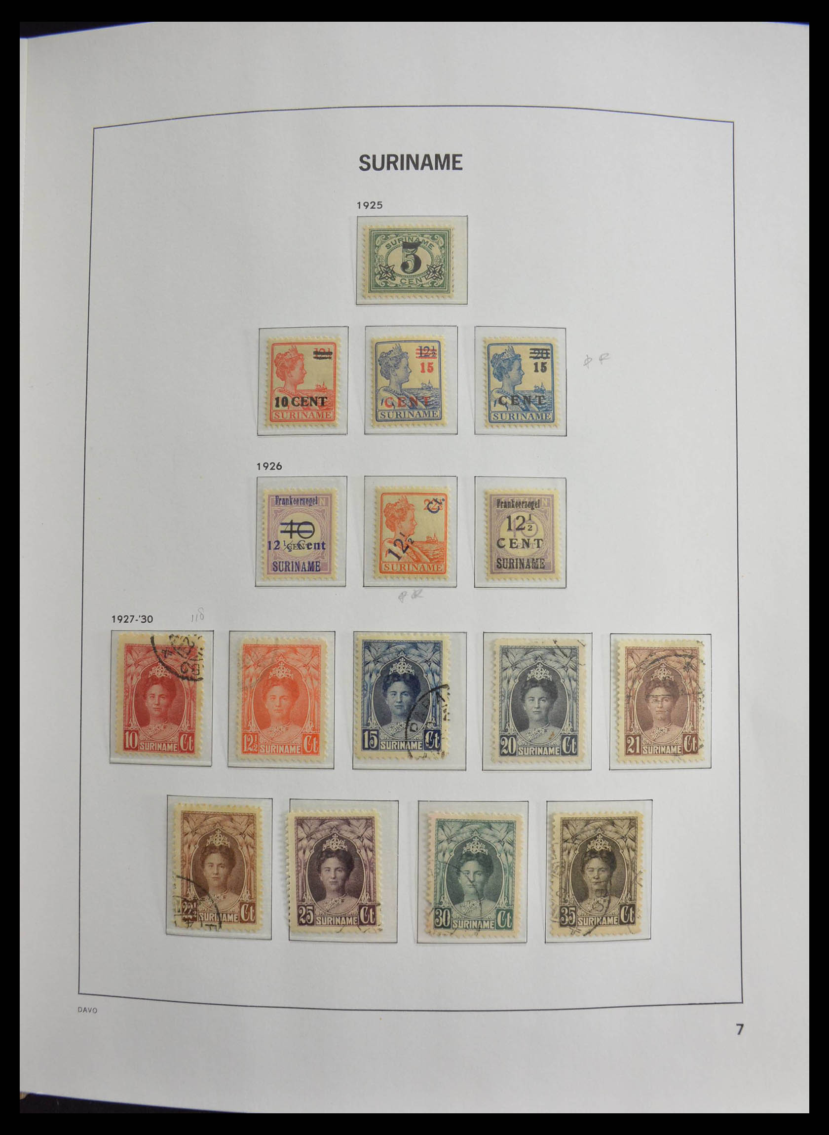 28410 007 - 28410 Suriname 1873-1975.