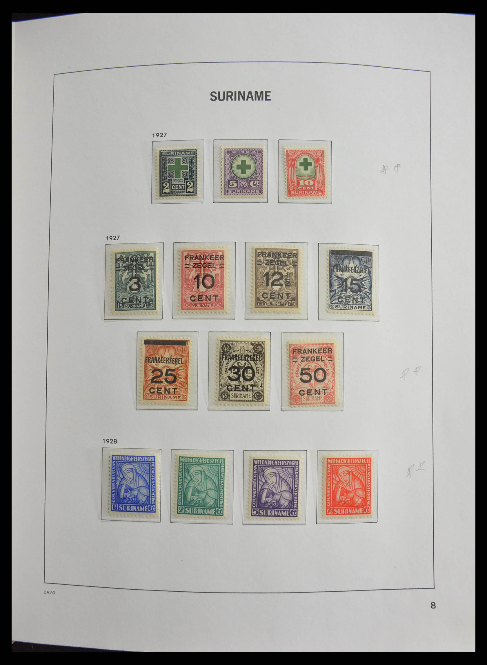 28410 008 - 28410 Surinam 1873-1975.