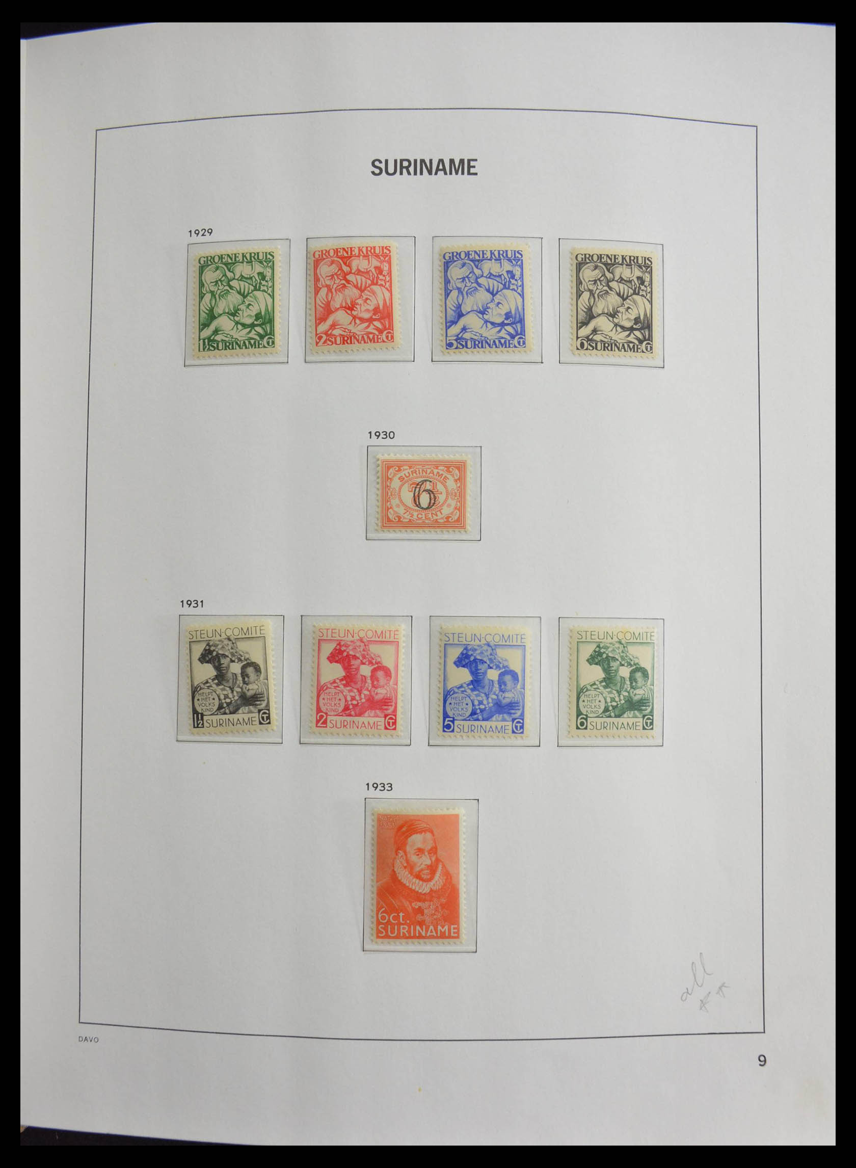 28410 009 - 28410 Surinam 1873-1975.