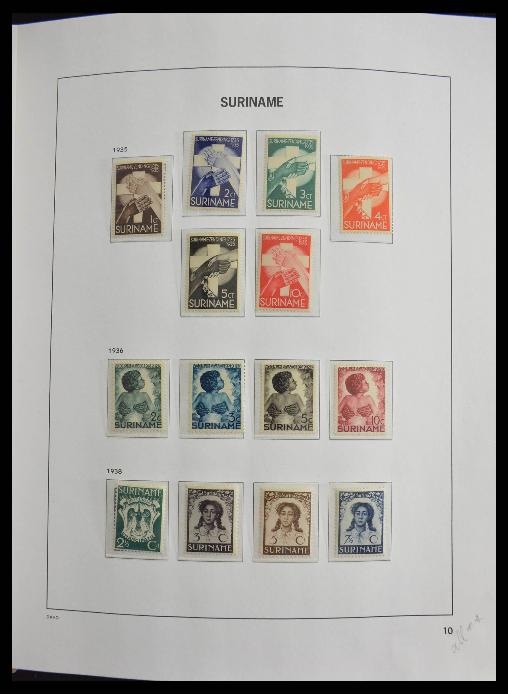 28410 010 - 28410 Surinam 1873-1975.
