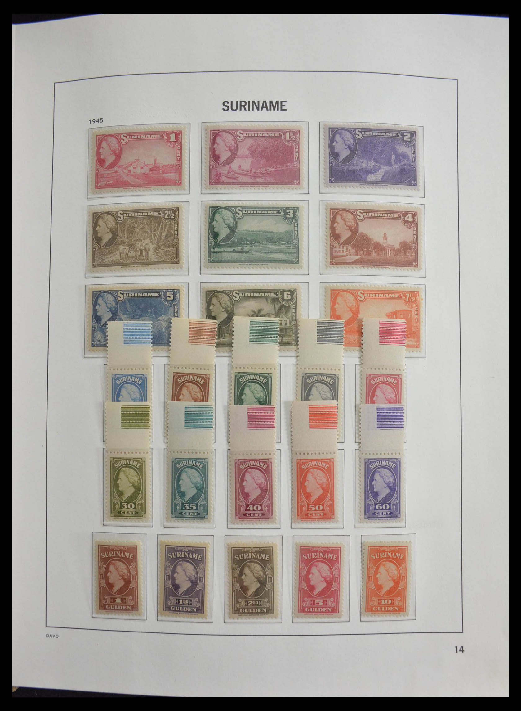 28410 014 - 28410 Surinam 1873-1975.