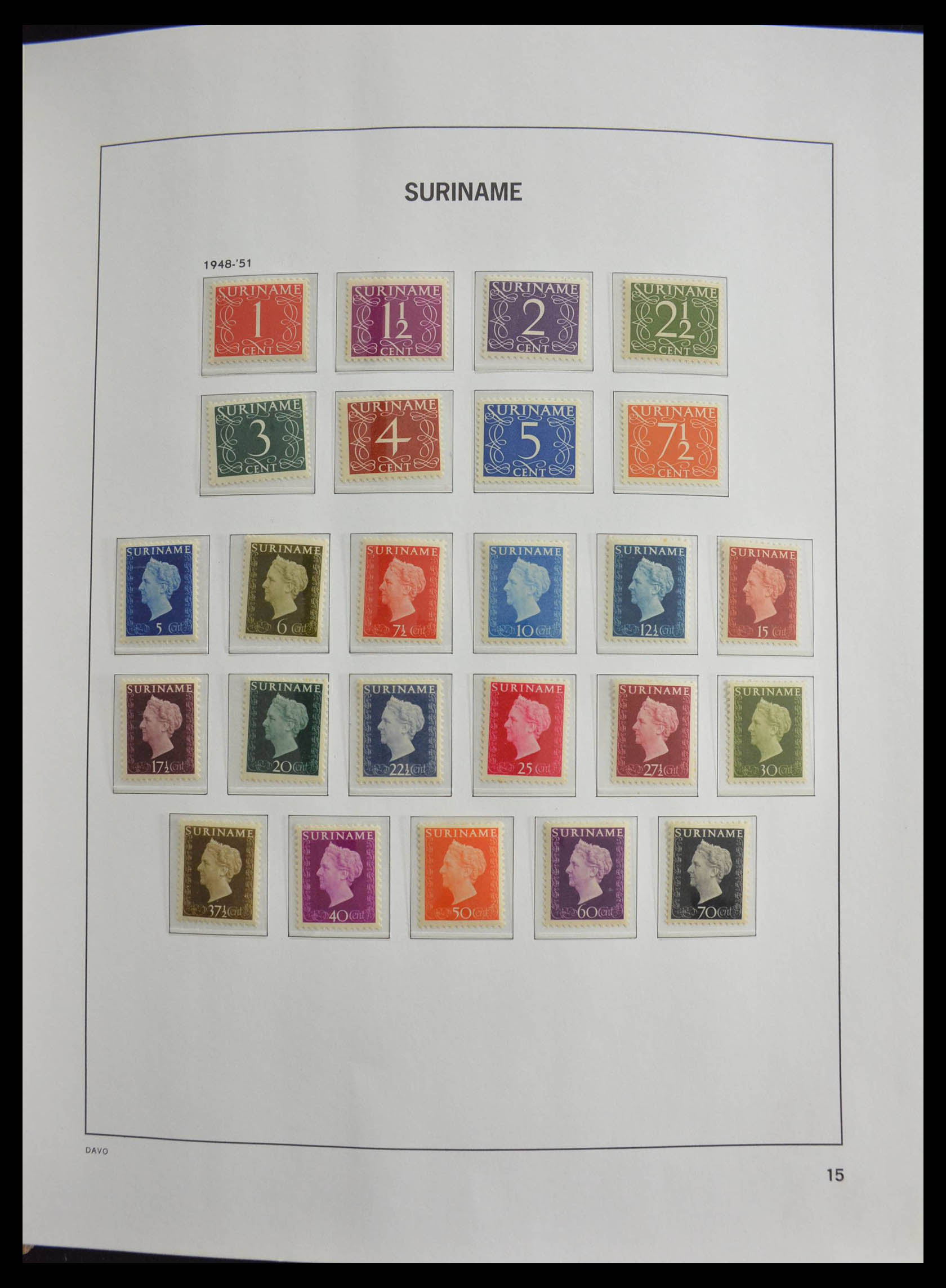 28410 015 - 28410 Suriname 1873-1975.