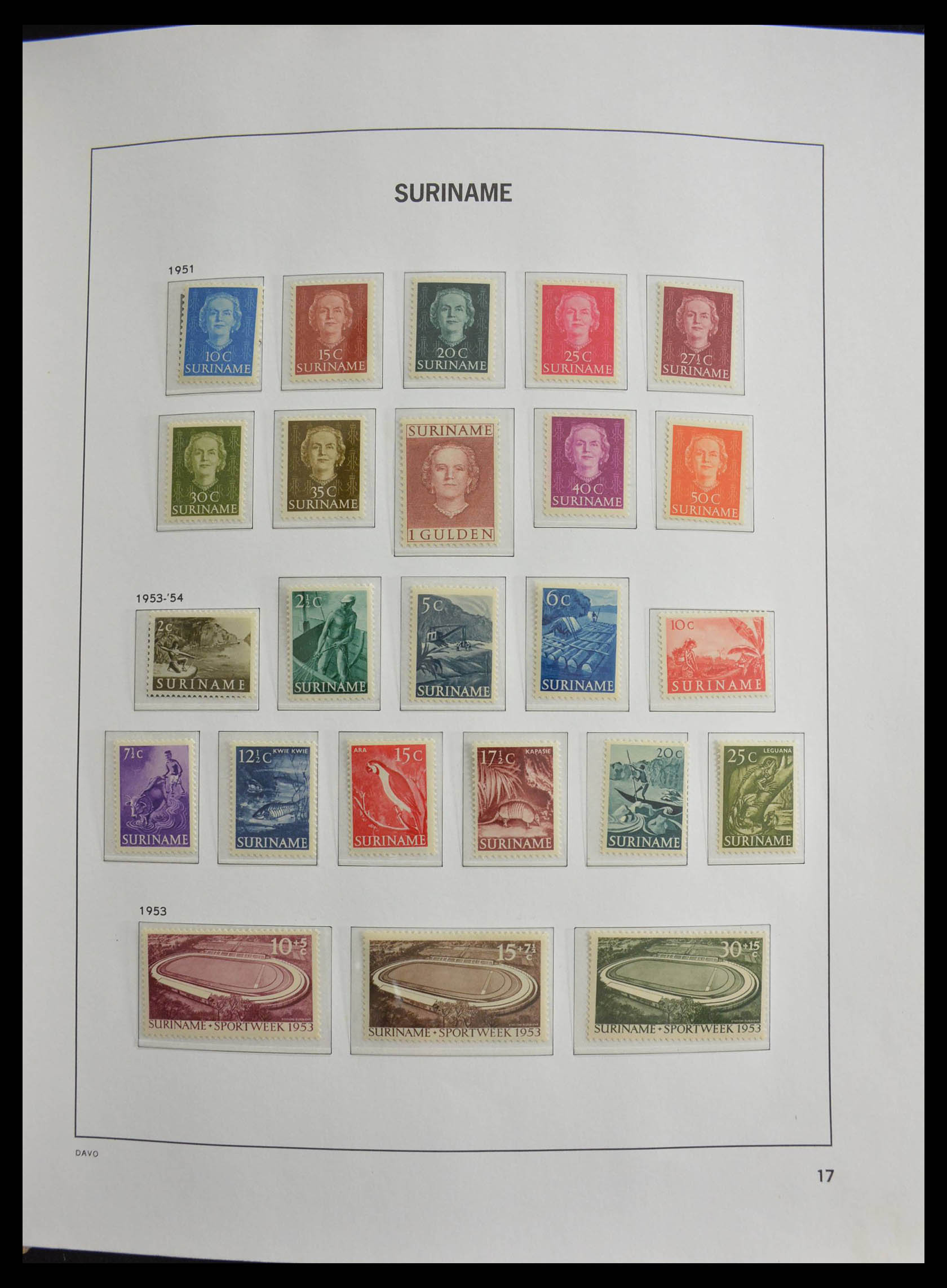 28410 017 - 28410 Surinam 1873-1975.