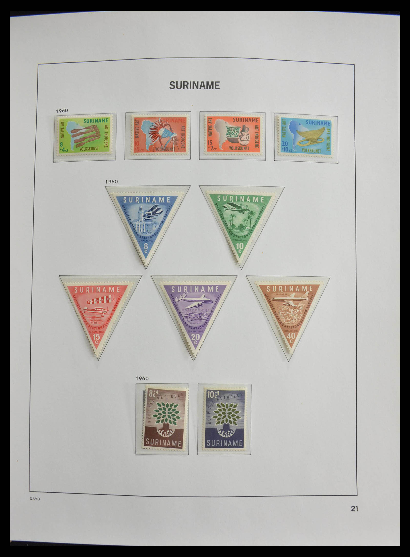 28410 021 - 28410 Suriname 1873-1975.