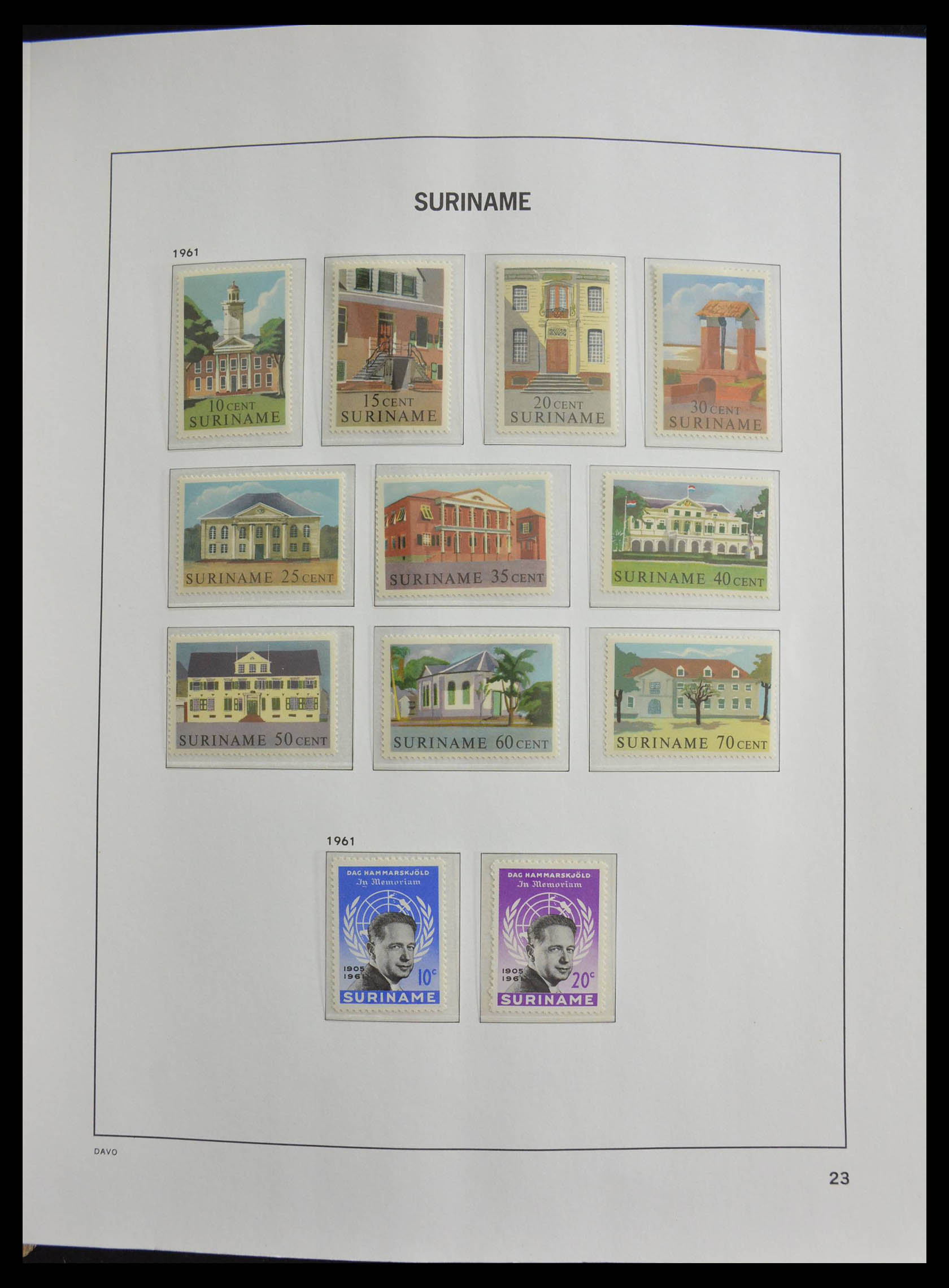 28410 023 - 28410 Suriname 1873-1975.