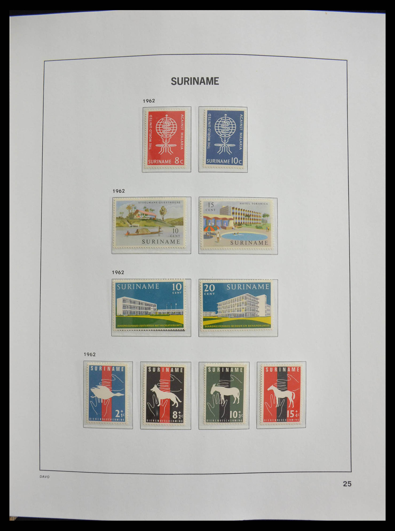 28410 025 - 28410 Suriname 1873-1975.