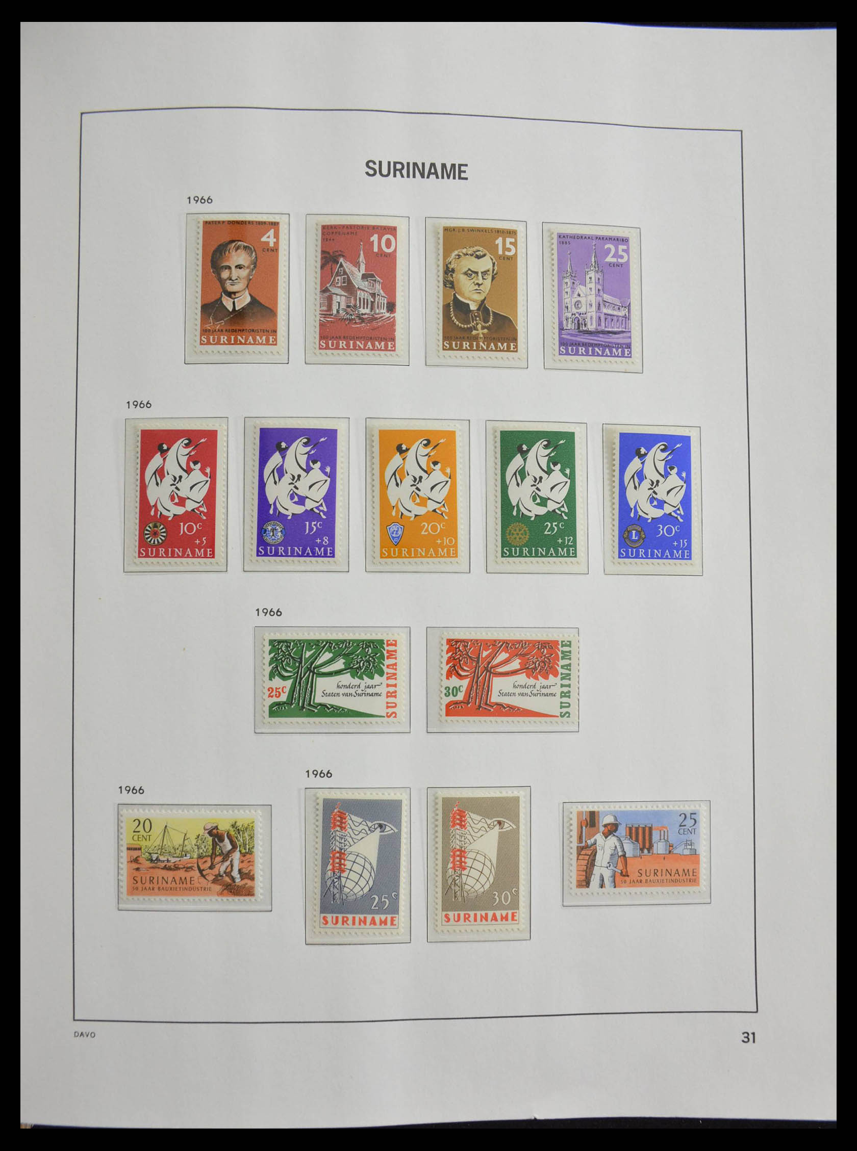 28410 032 - 28410 Suriname 1873-1975.