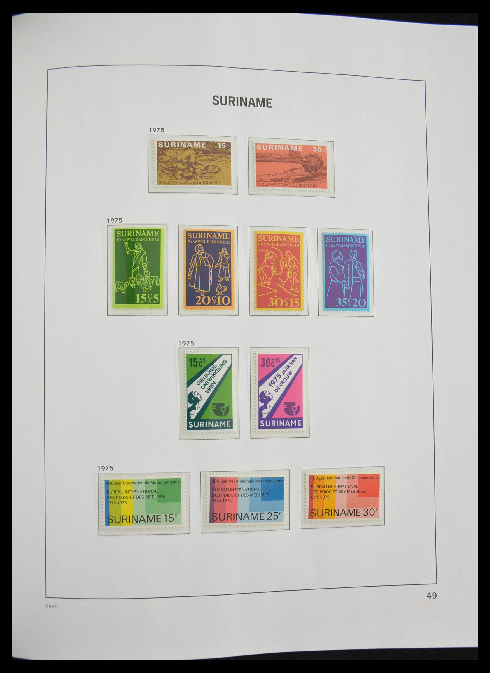 28410 050 - 28410 Suriname 1873-1975.