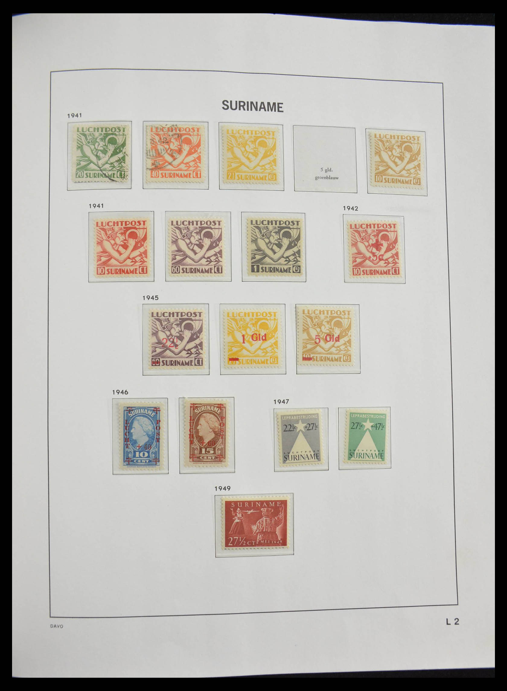 28410 053 - 28410 Suriname 1873-1975.