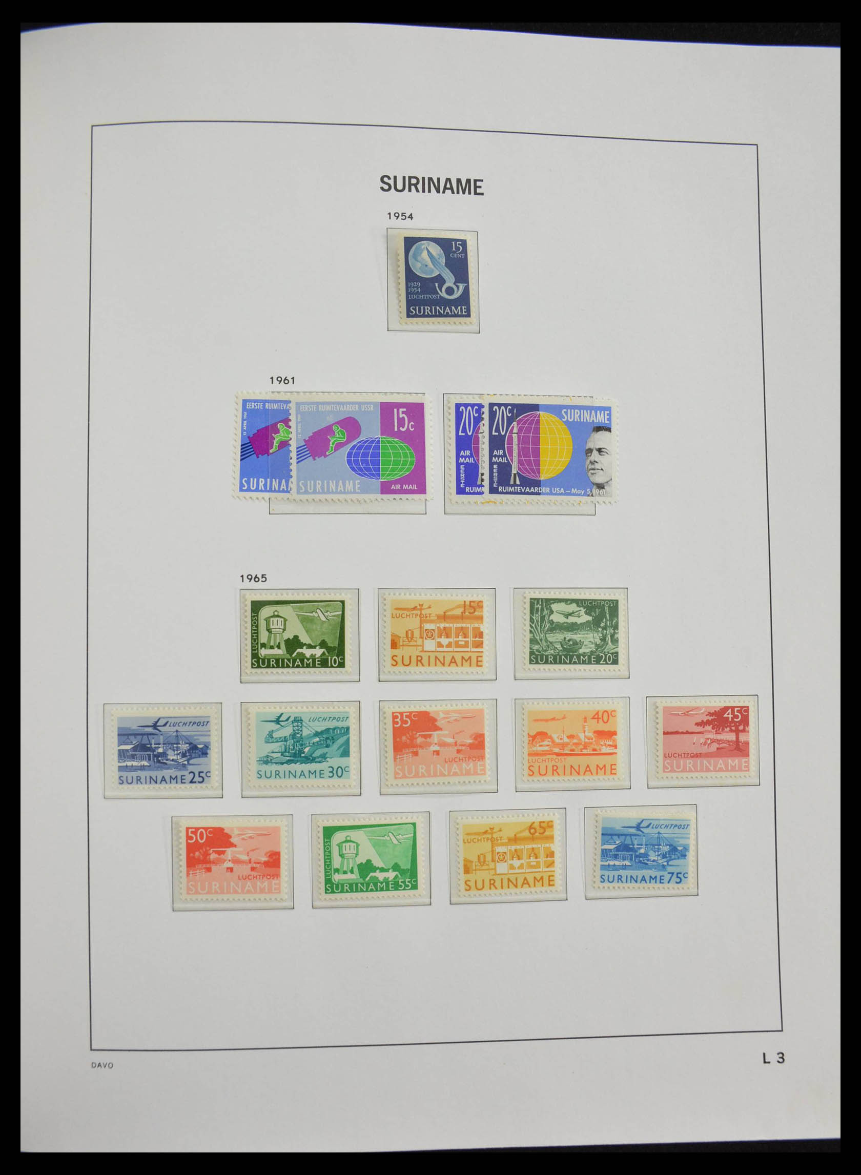 28410 054 - 28410 Suriname 1873-1975.