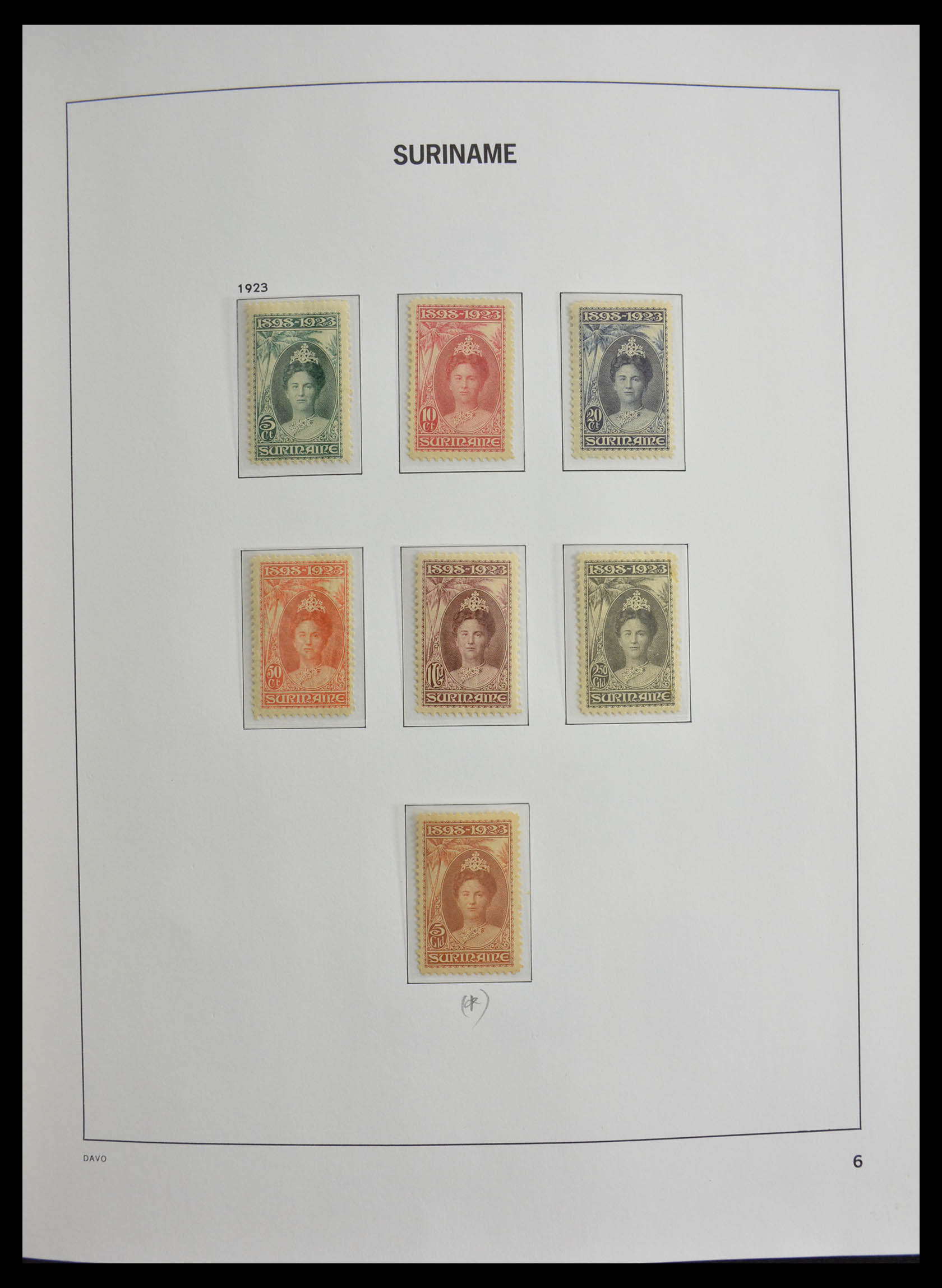 28411 006 - 28411 Suriname 1873-1975.