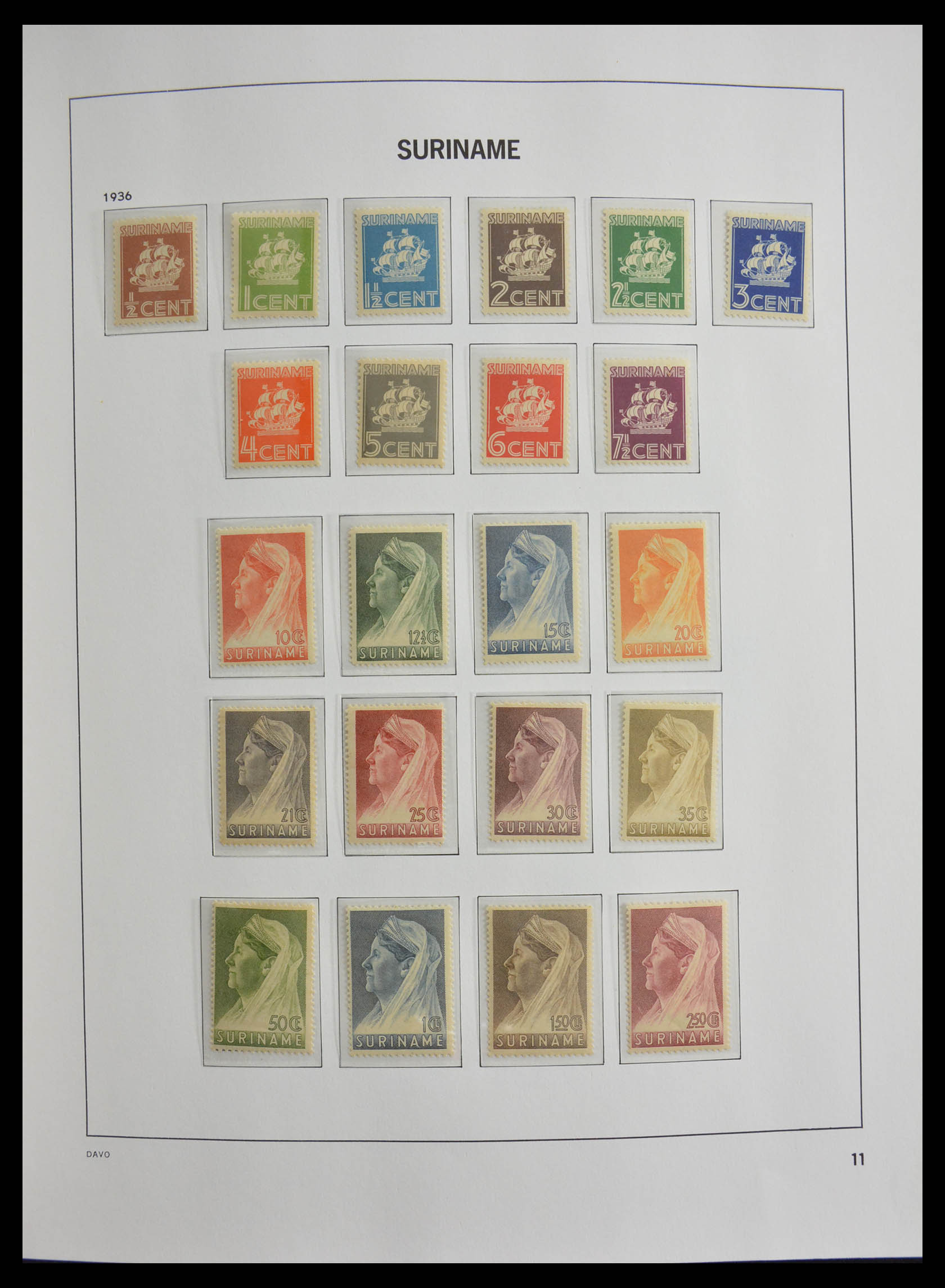 28411 011 - 28411 Surinam 1873-1975.