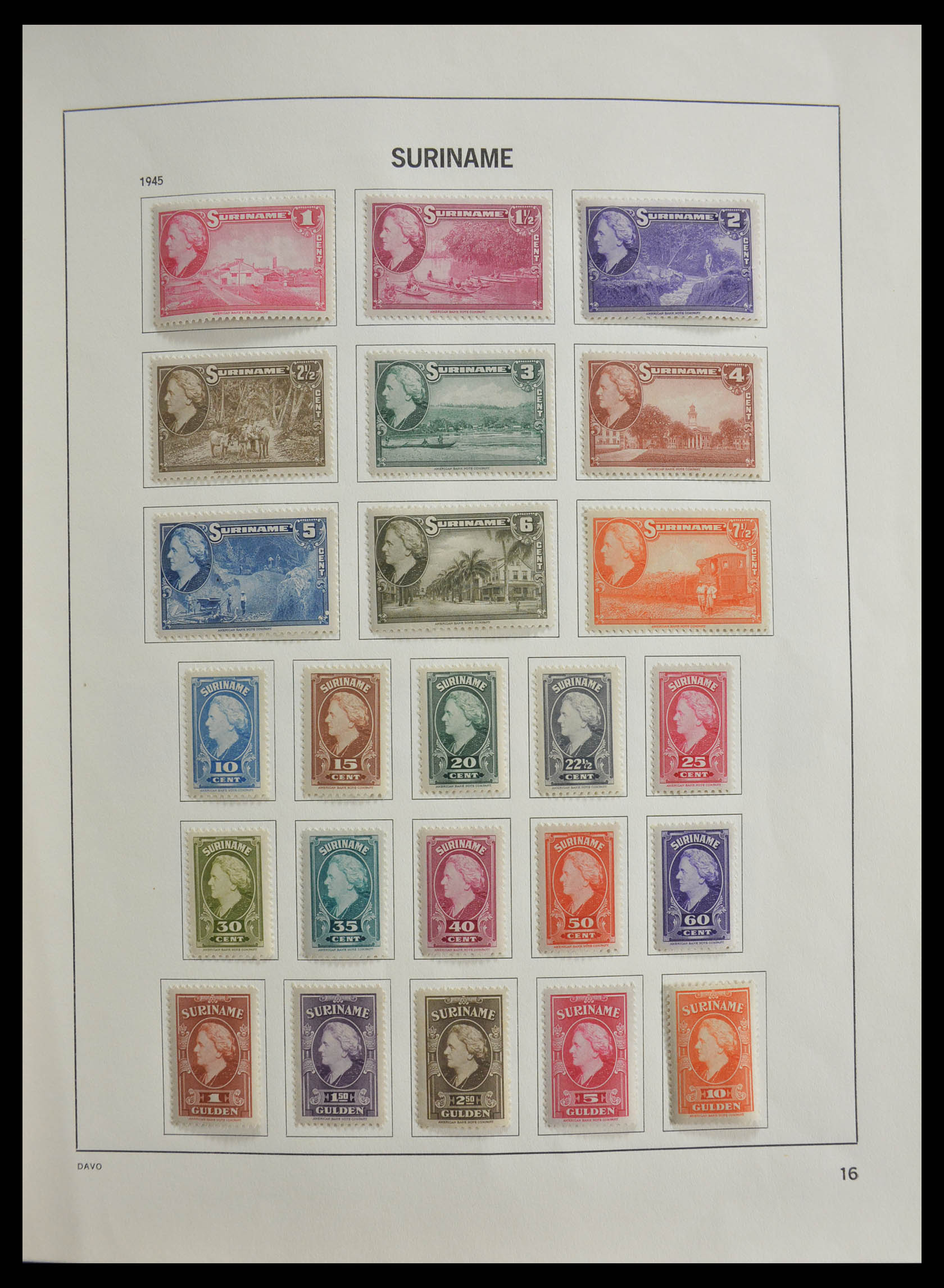 28411 015 - 28411 Suriname 1873-1975.