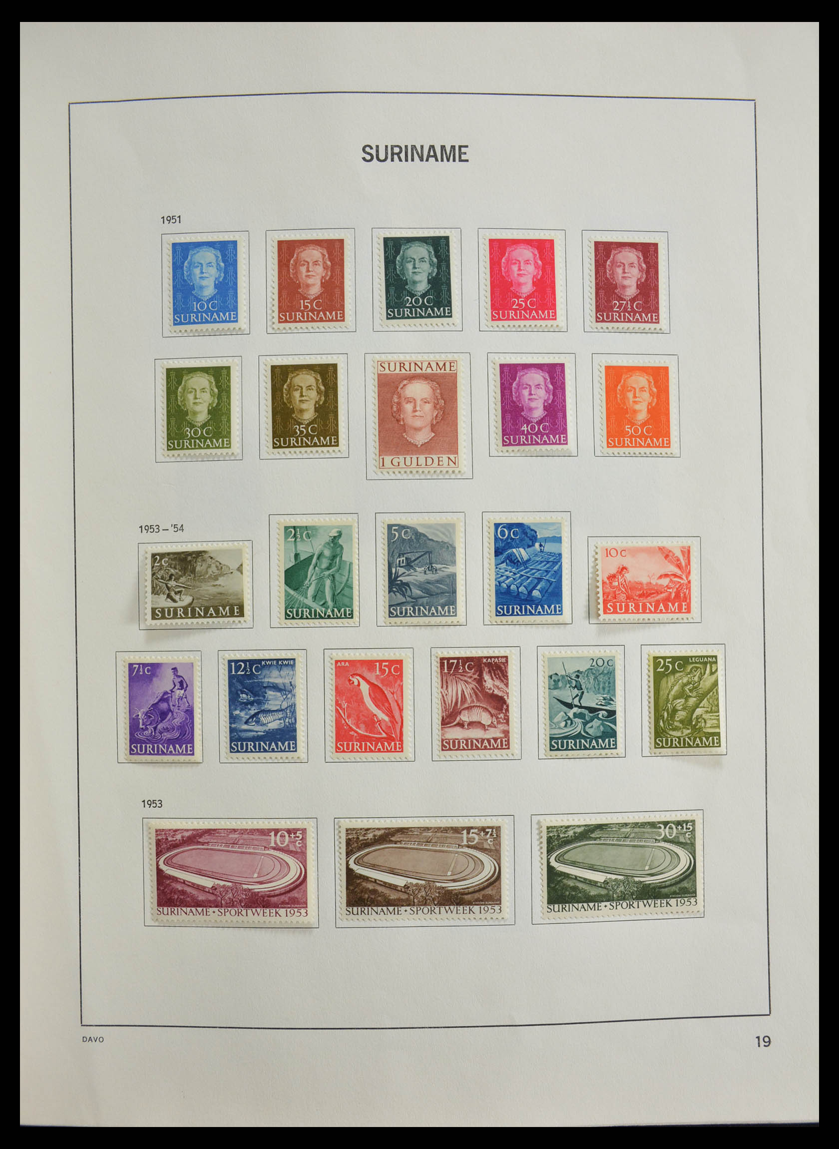 28411 022 - 28411 Suriname 1873-1975.